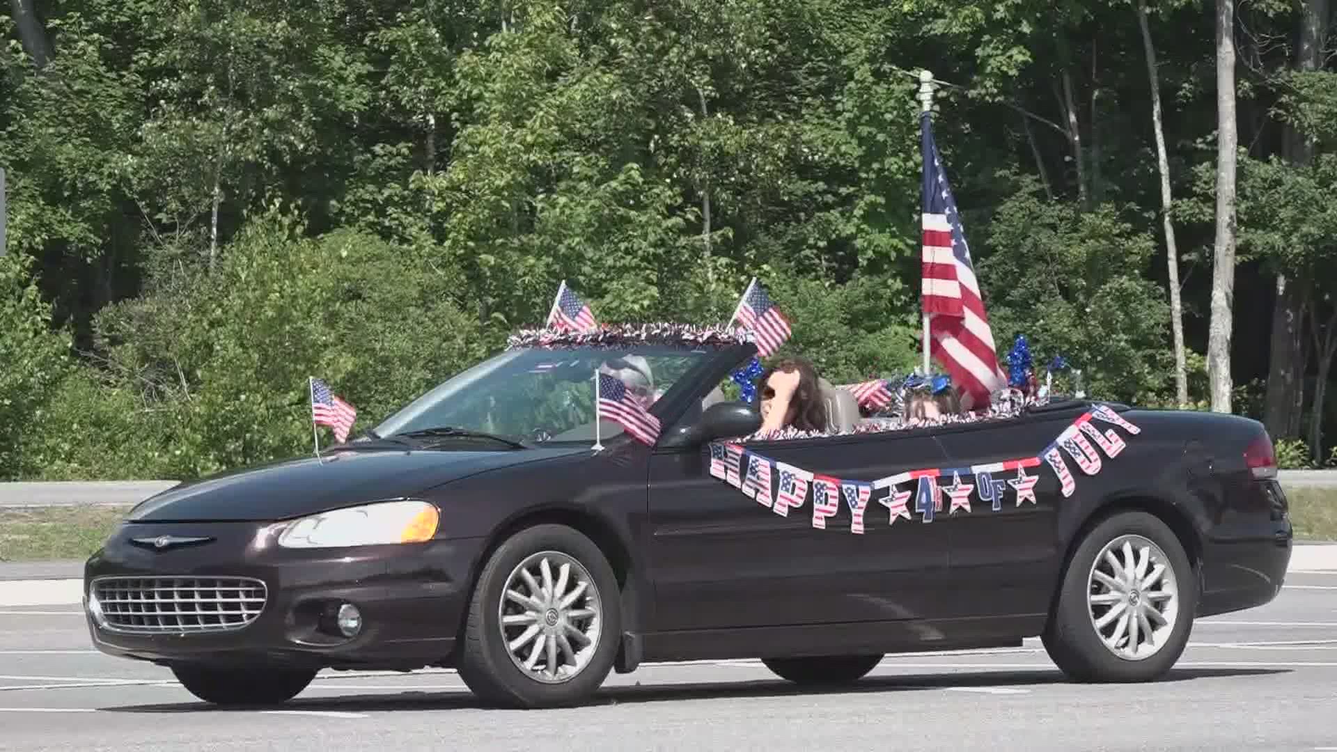 Sanford residents who were disappointed by the lack of July 4th festivities organized a homemade parade.