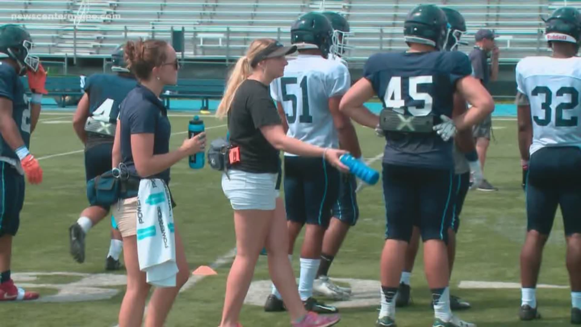 UMaine football holds first scrimmage