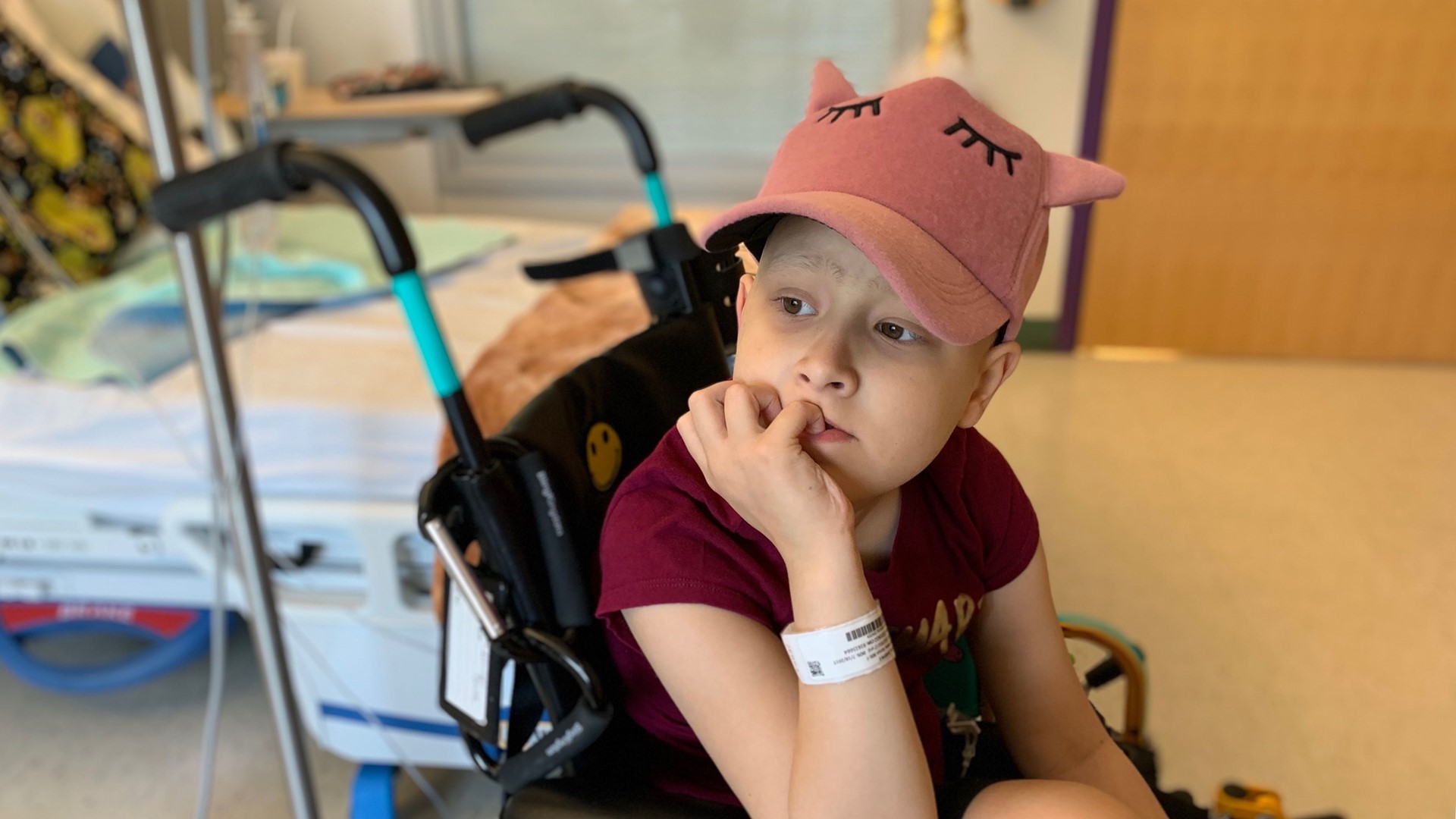 Karsyn Mann is crushing osteosarcoma while at Barbara Bush Children's Hospital. The 7-year-old from Oakland recently had her left foot amputated but she isn't letting that slow her down.