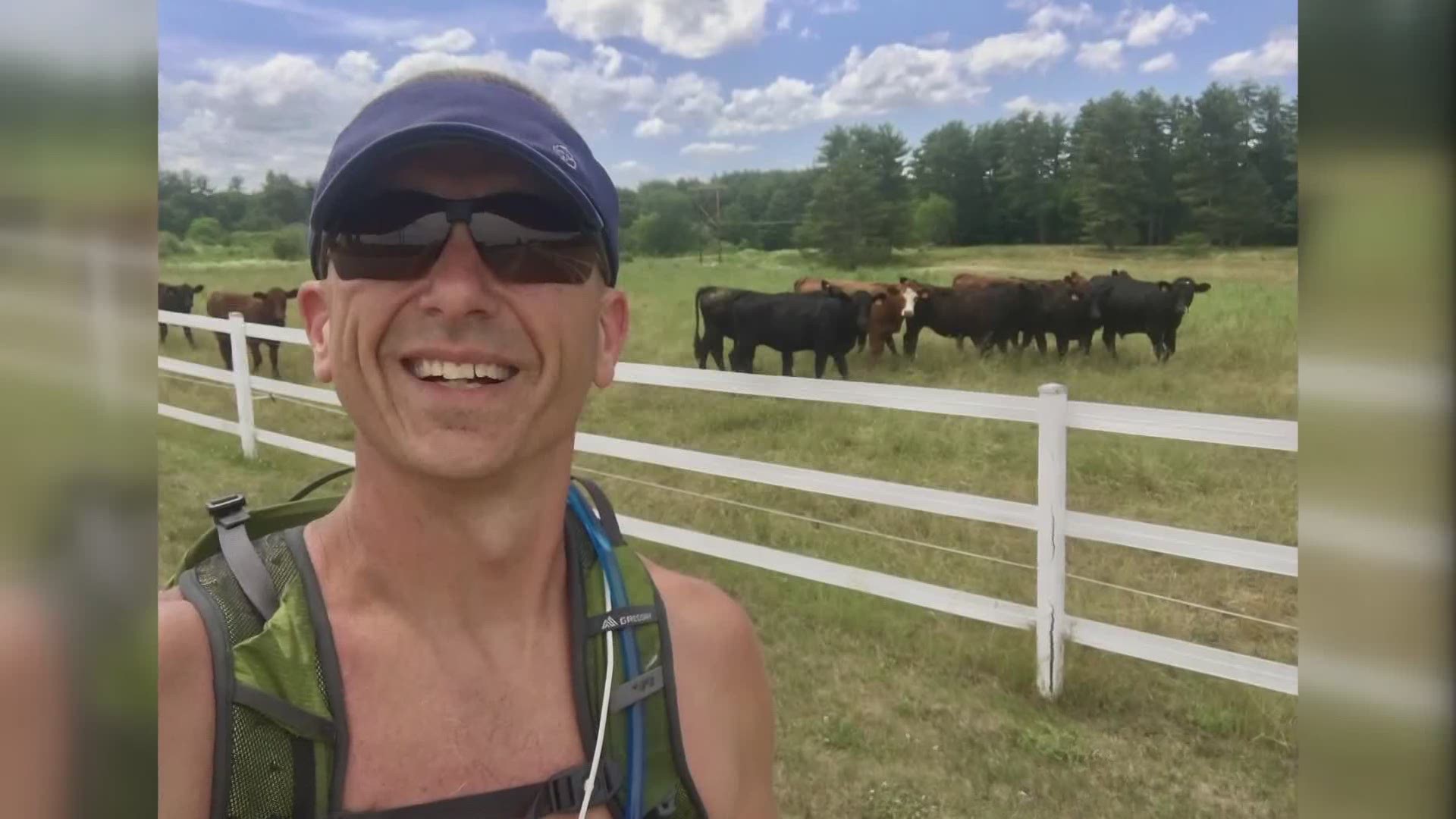 Chris Deveau is running from Saco to Mount Katahdin