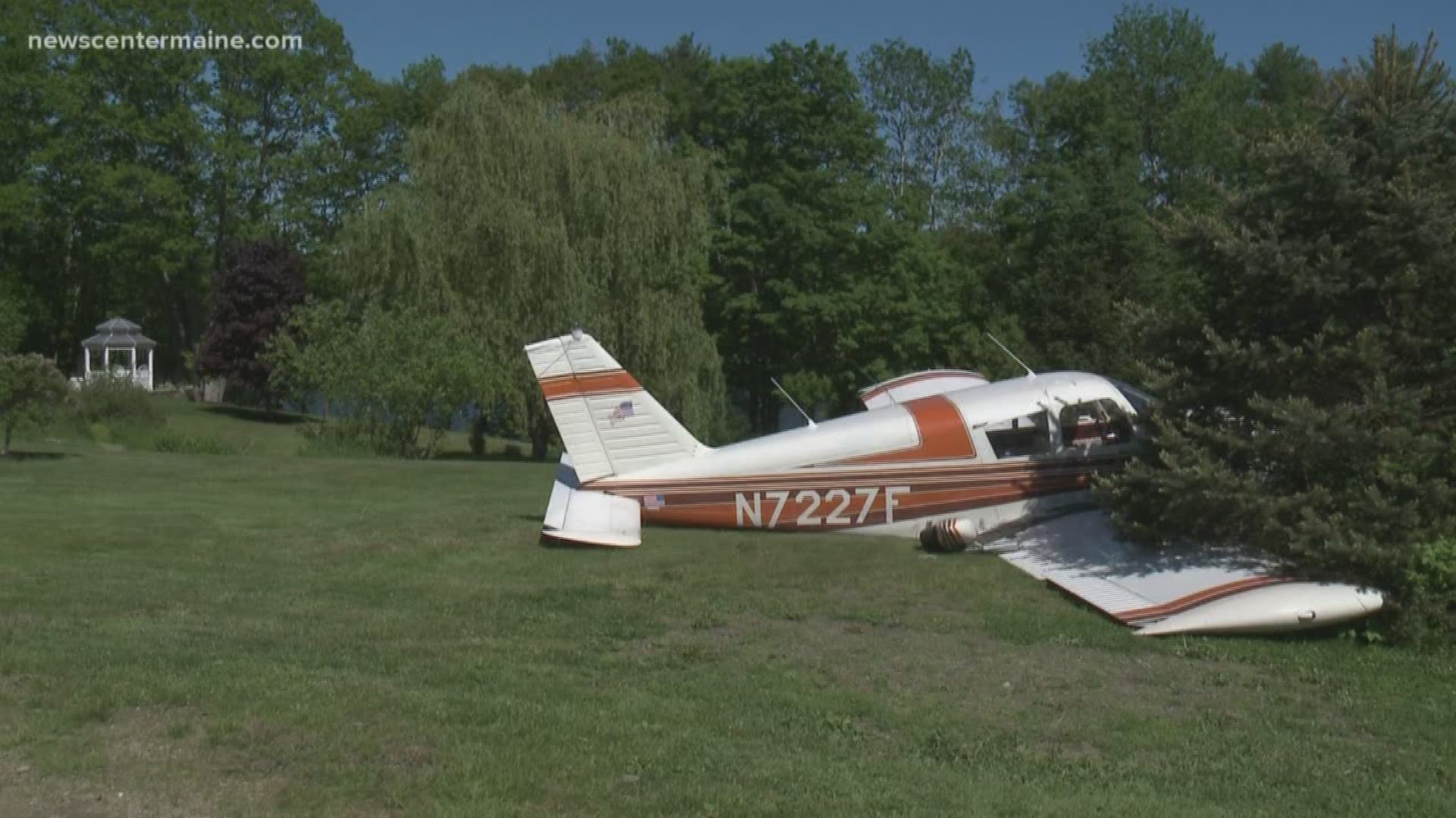 Plane lands in Bowdoinham backyard | newscentermaine.com