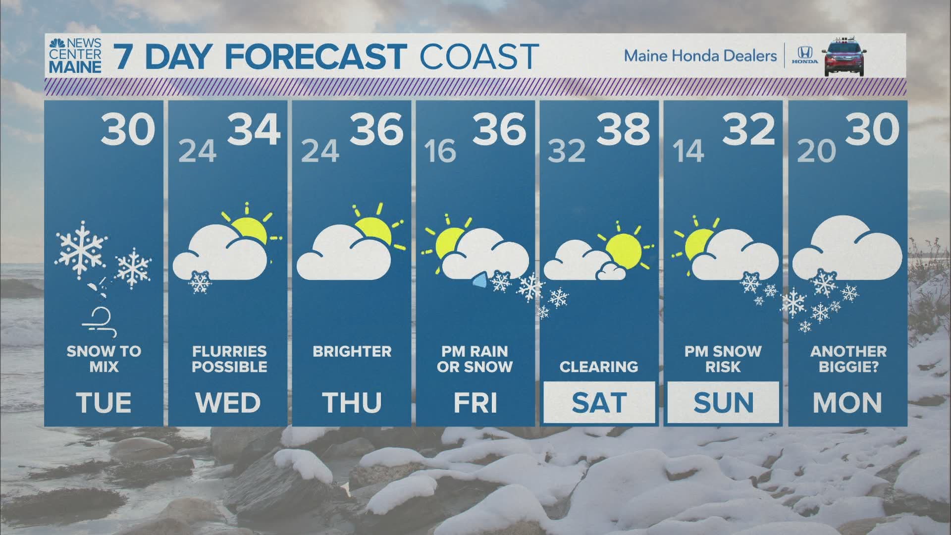 NEWS CENTER Maine Weather Video Forecast updated on Tuesday February 2 at 1230pm