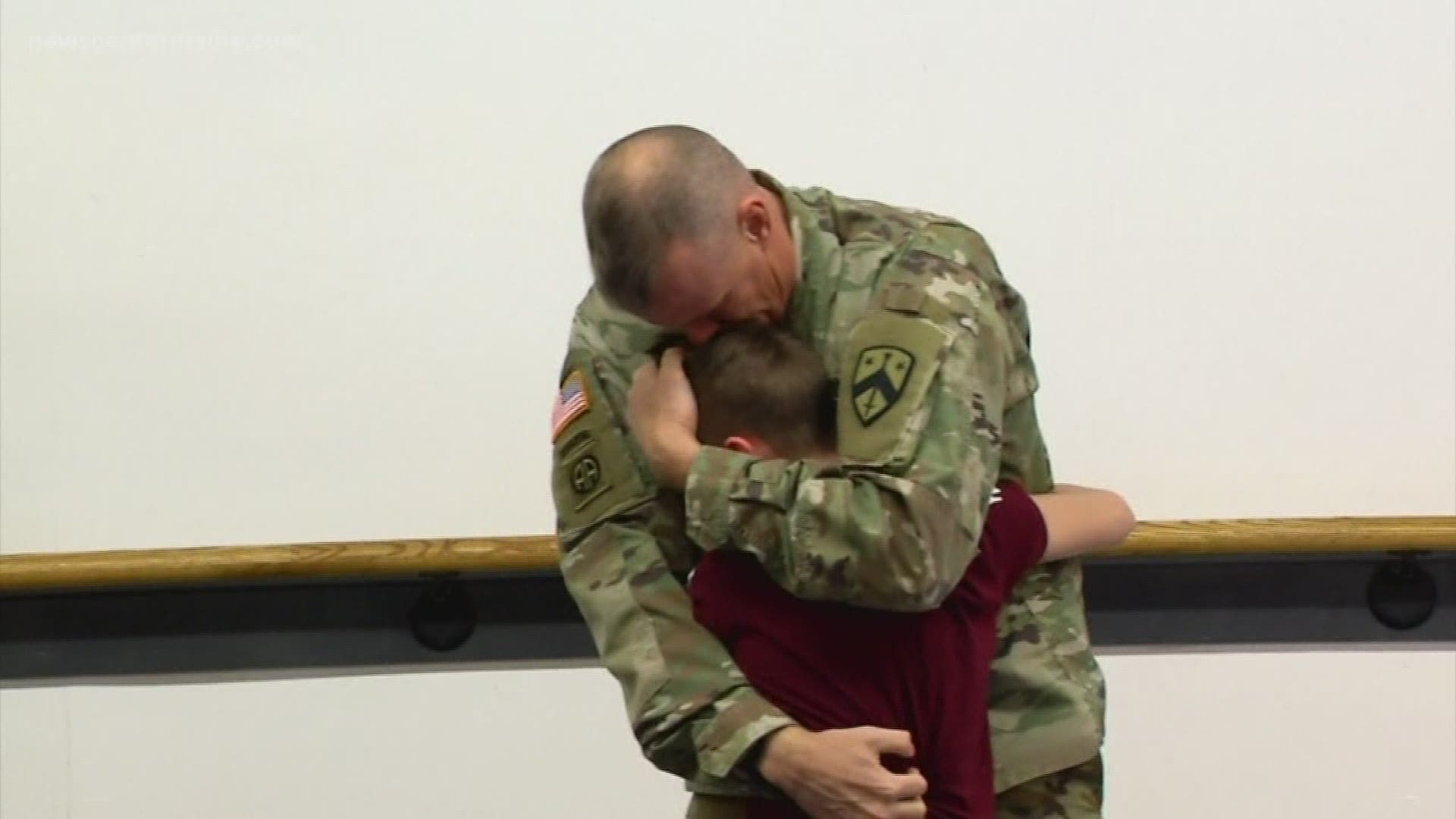 Tennessee soldier surprises son at taekwondo class