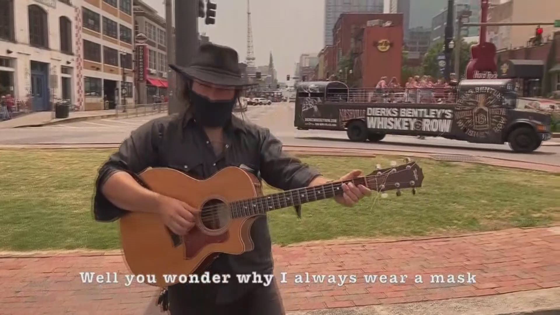 Mainer Adam Kurtz channeled his inner Johnny Cash to become the 'Man in Mask' in Nashville making headlines in Rolling Stone.