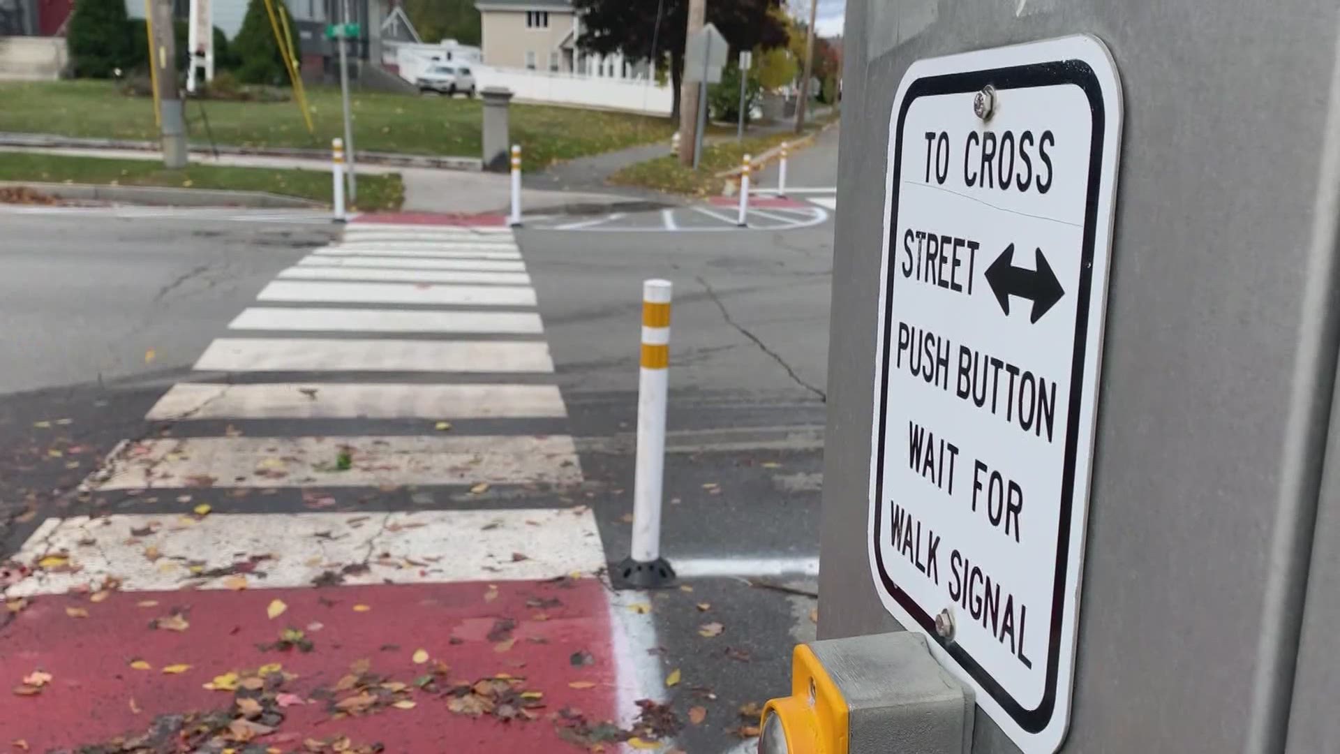 New improvements to crosswalks are part of the Bicycle Coalition of Maine's statewide "Slow ME Down" campaign to promote safe practices for all who share the road.