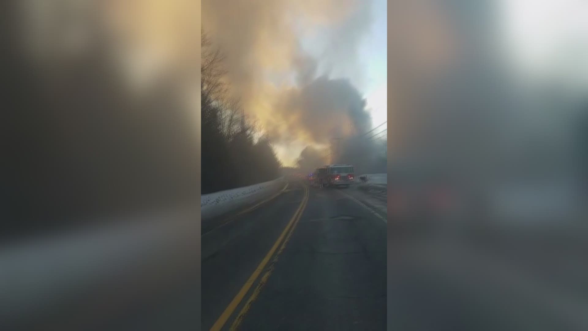 Fire at Bowdoin home Thursday evening closes Main Street