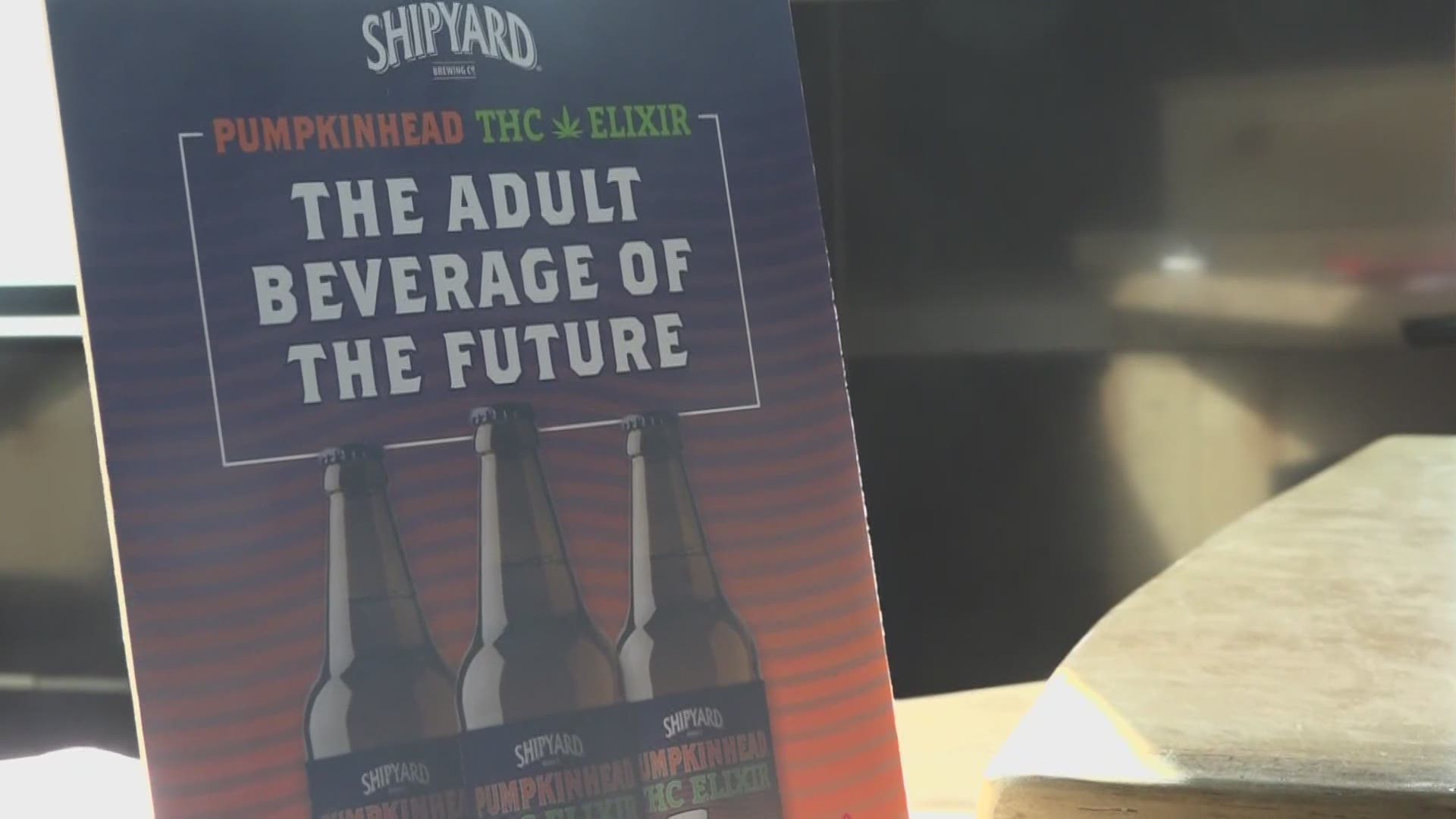 Local brothers Greg & Matt Hawes have developed the drink, and are working with Shipyard Brewing to produce the Pumkpinhead 'THC Elixir'.