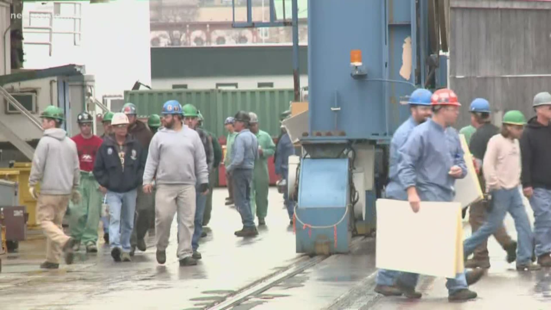 An employee at Bath Iron Works has tested positive for COVID-19. The company says the person was last at work on March 13.