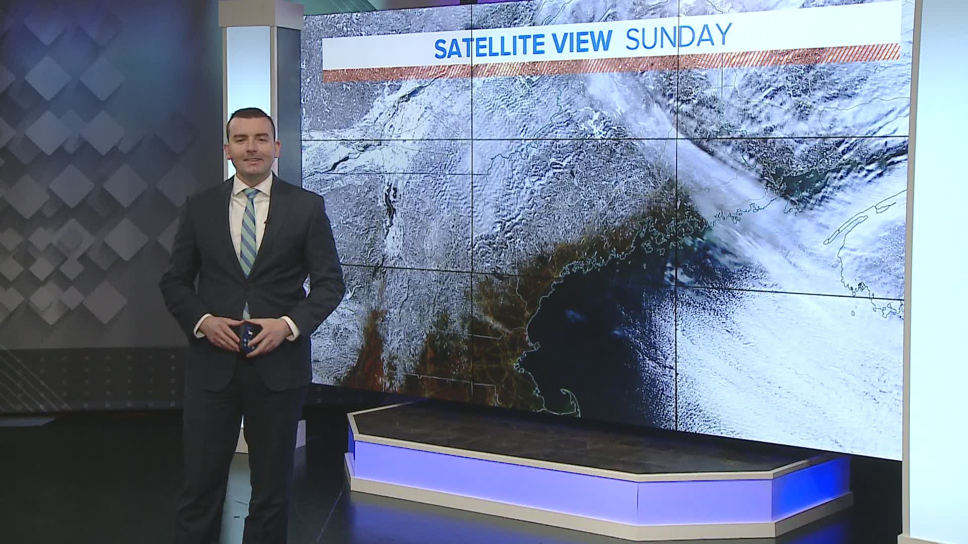 Meteorologist Ryan Breton explains how weather satellites capture images from space.