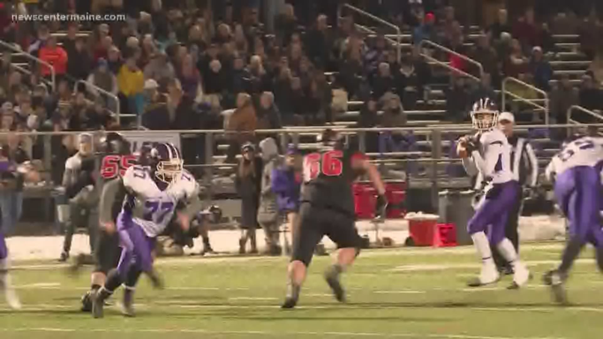 Highlights from Class B Brunswick and Marshwood, and Class D Wells and Foxcroft High School football championship games.