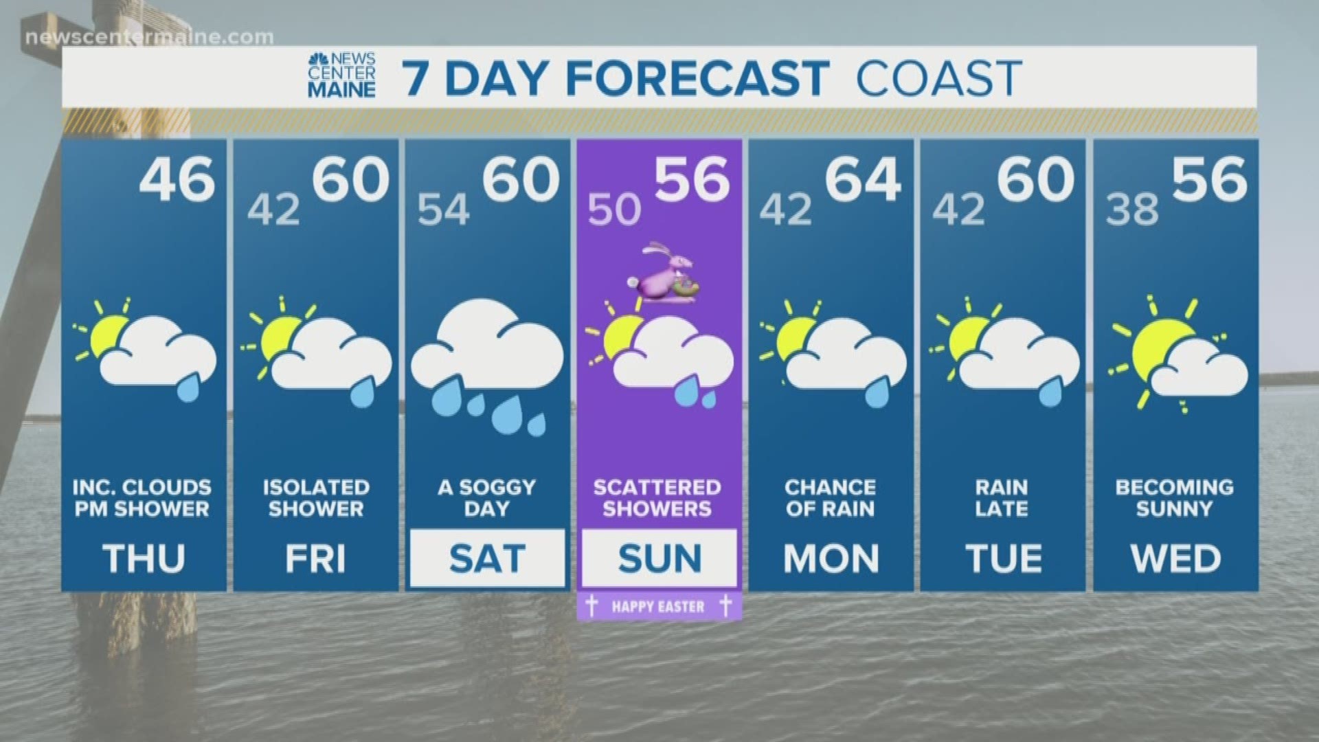NEWS CENTER Maine Weather Video Forecast updated on Thursday April 18 at 7am