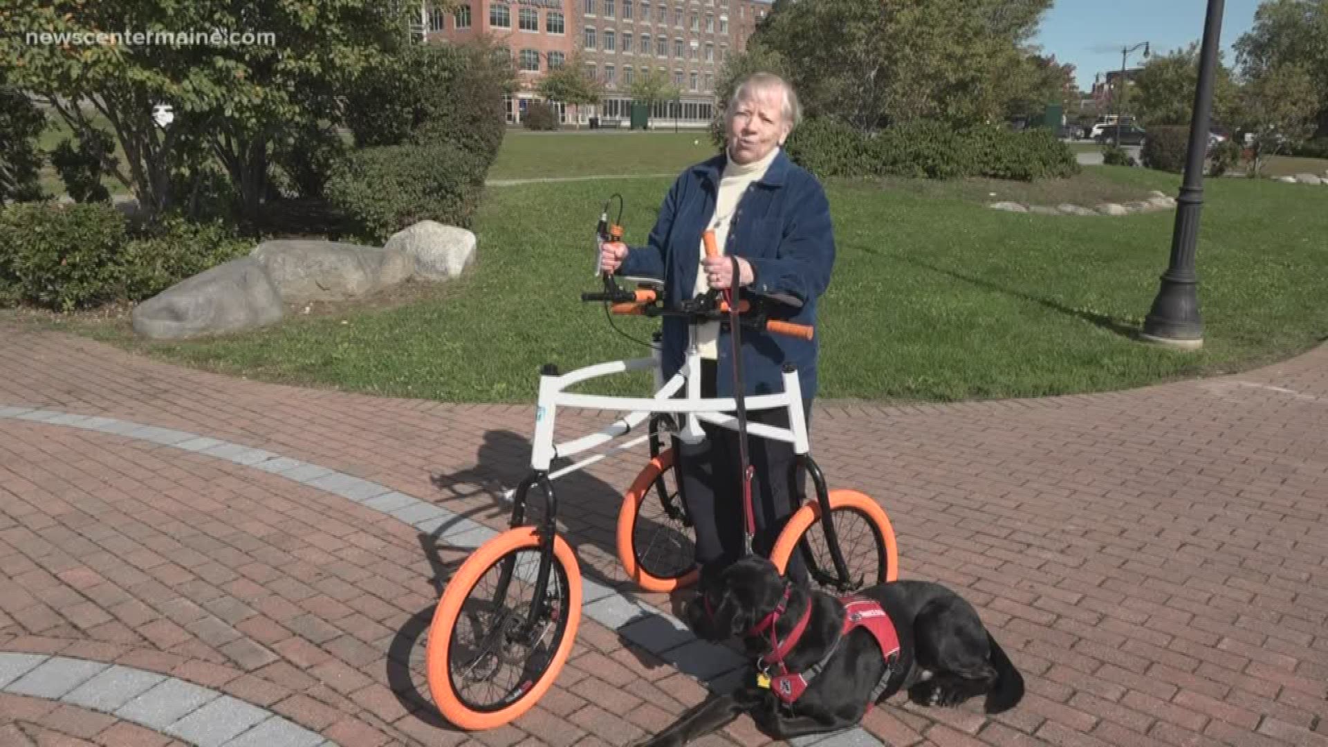 A first of its kind bicycle... And it's being made right here in Maine. This bike gives people with disabilities the opportunity to get out and exercise.