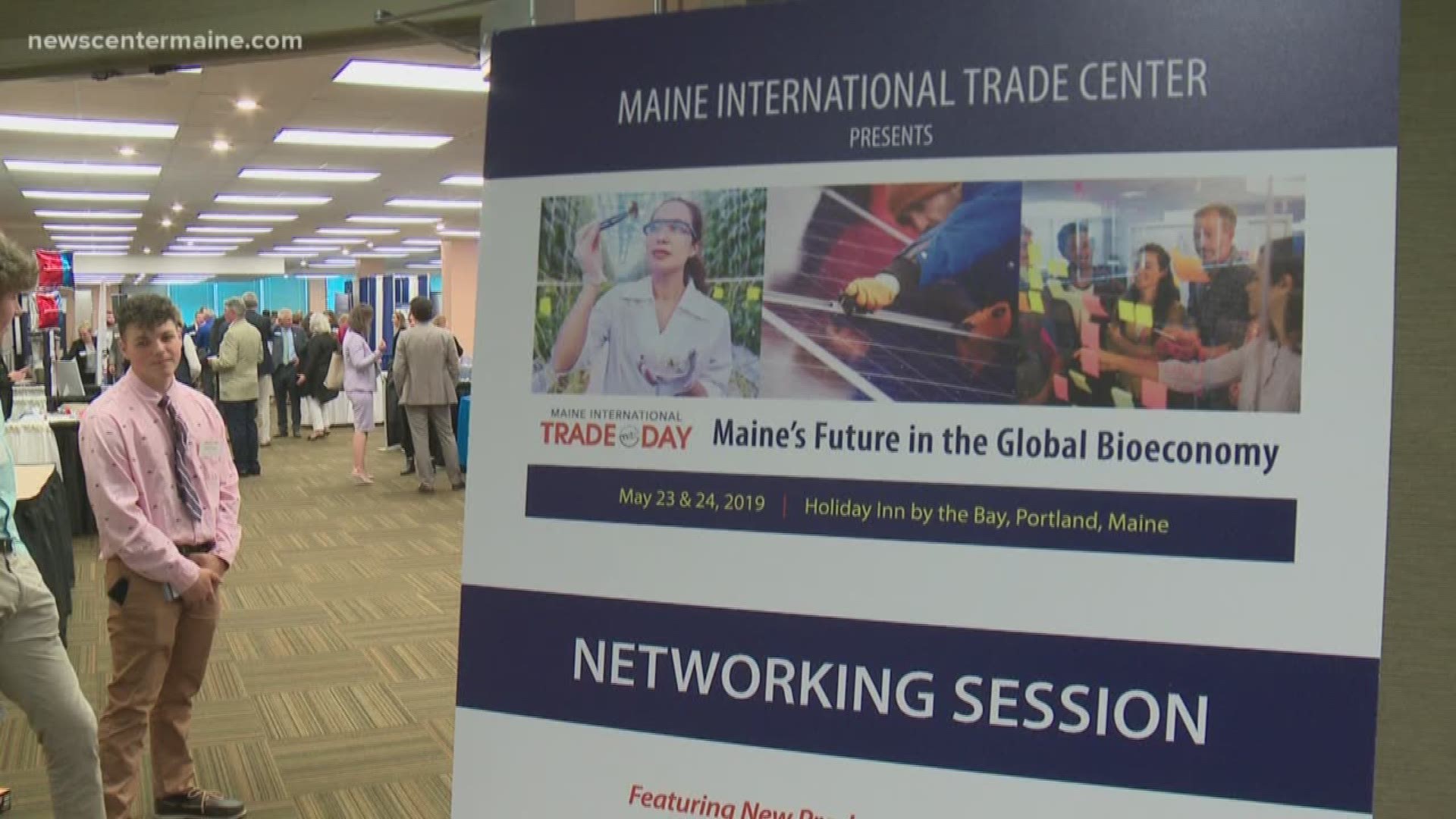 The future of Maine's bio-economy was front and center at Portland's International Trade Day.