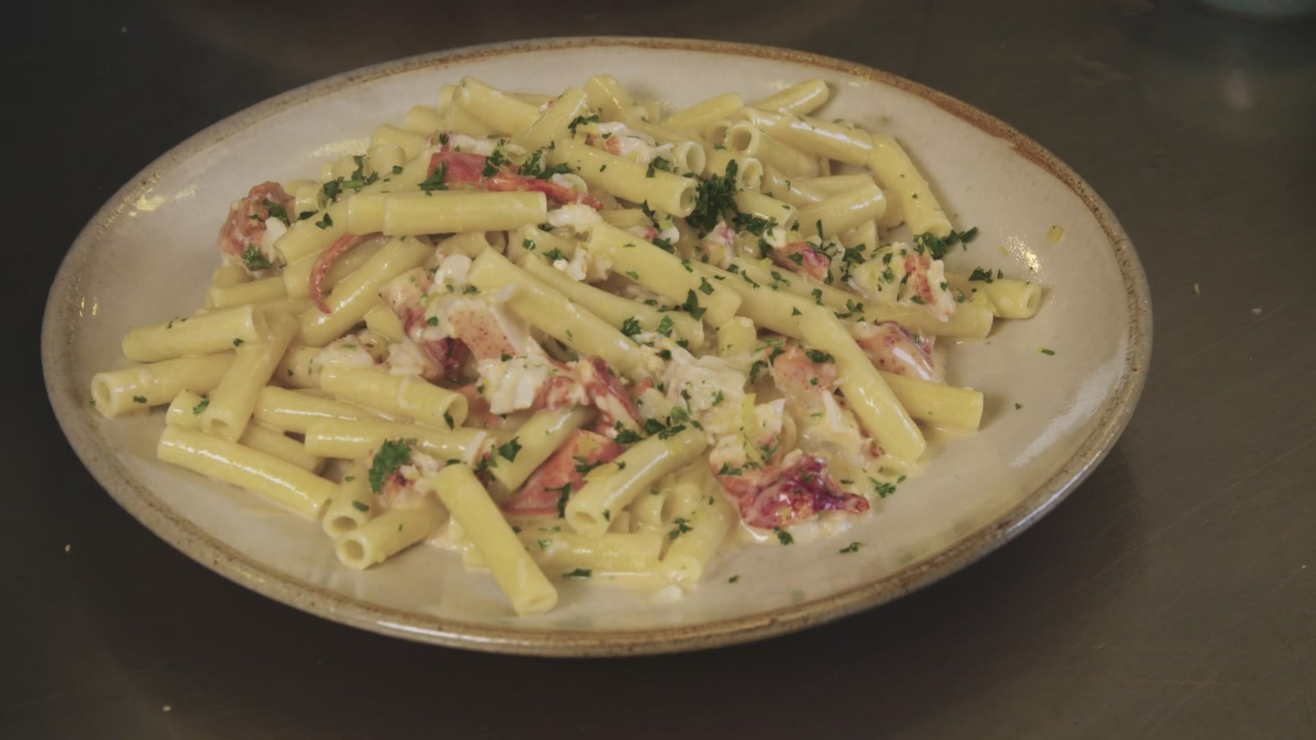 Lobster Pasta hints at the season to come.