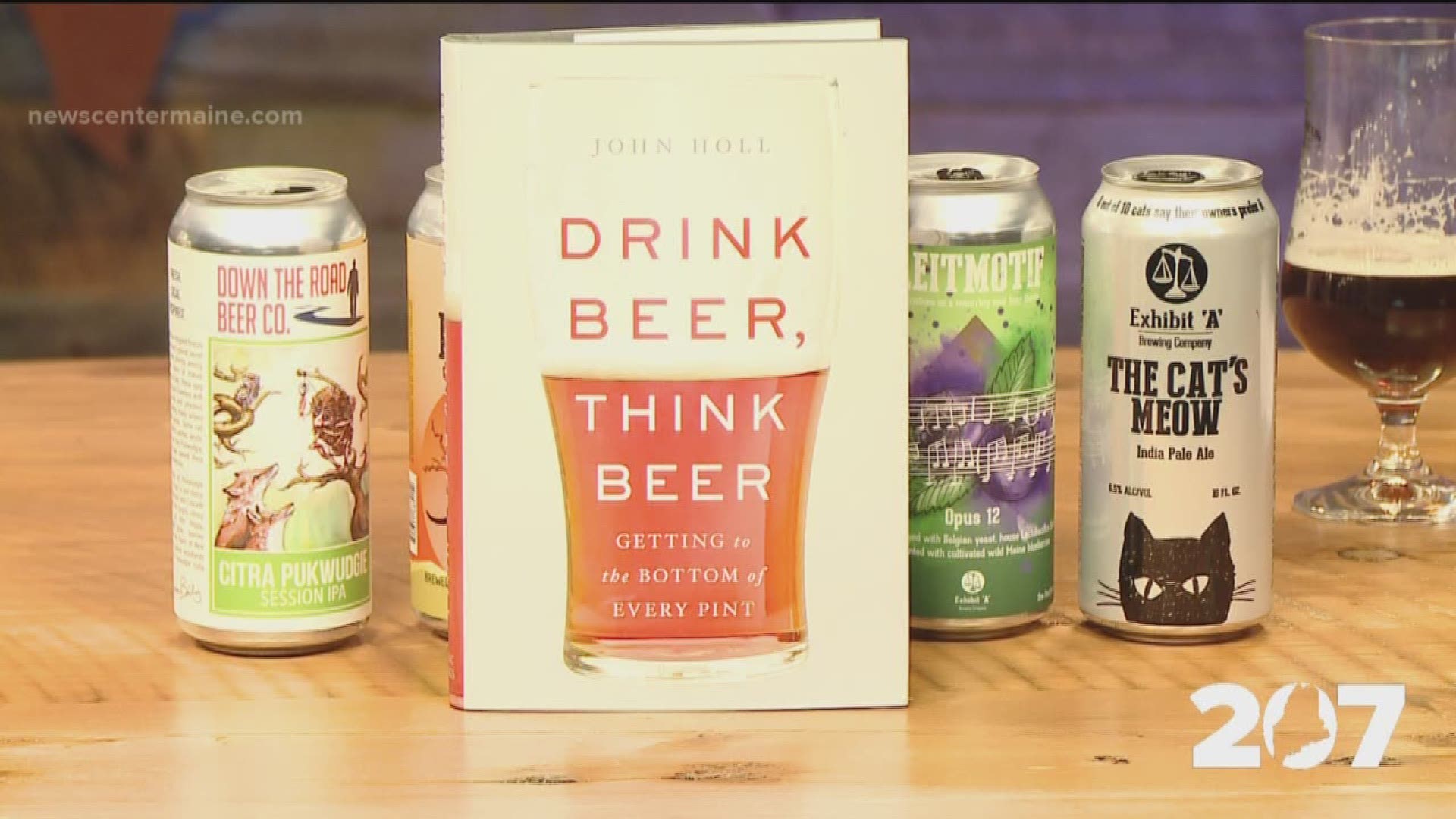 Drink Beer, Think Beer. John Holl wrote the book and likes to talk about beer and drink beer.