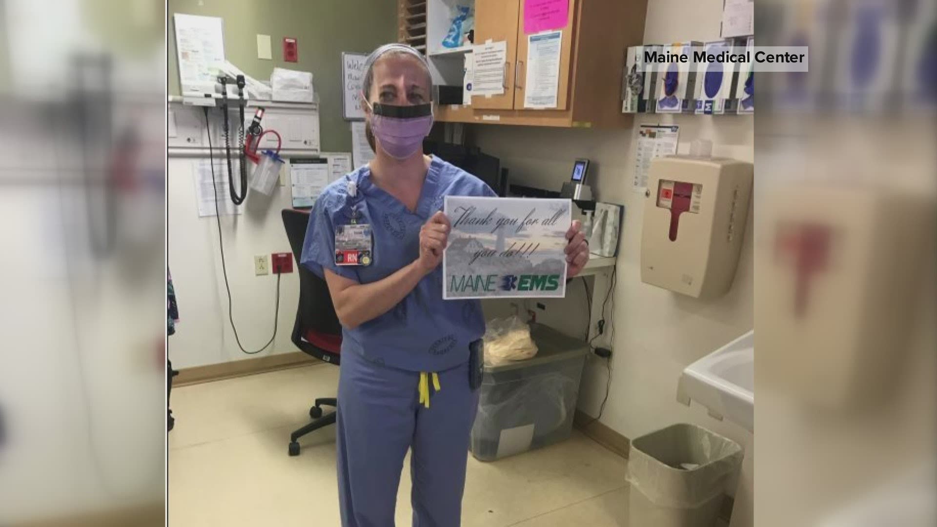 Heidi Cote, an emergency room nurse at Maine Medical Center, won the 2021 Distinguished Certified Emergency Nurses Award.
