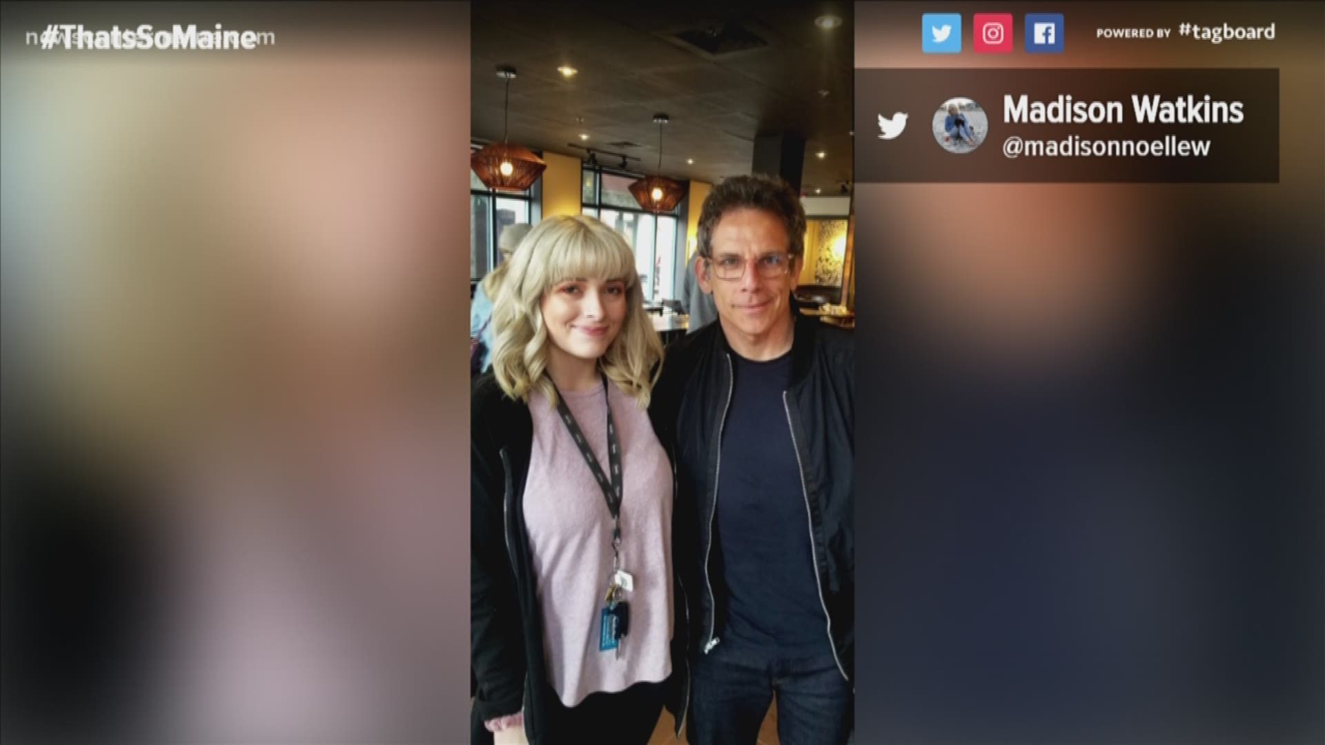 Ben Stiller was in Portland for Bag Man, a Peabody Award-nominated podcast series from MSNBC.