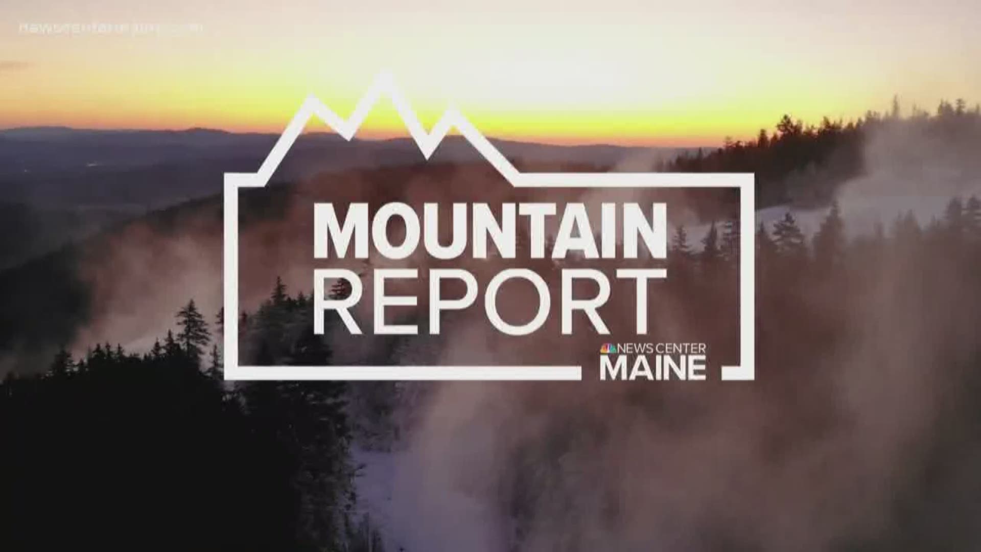 NEWS CENTER Maine's Weekend Mountain Report with Meteorologist Mallory Brooke for January 4th, 2020.