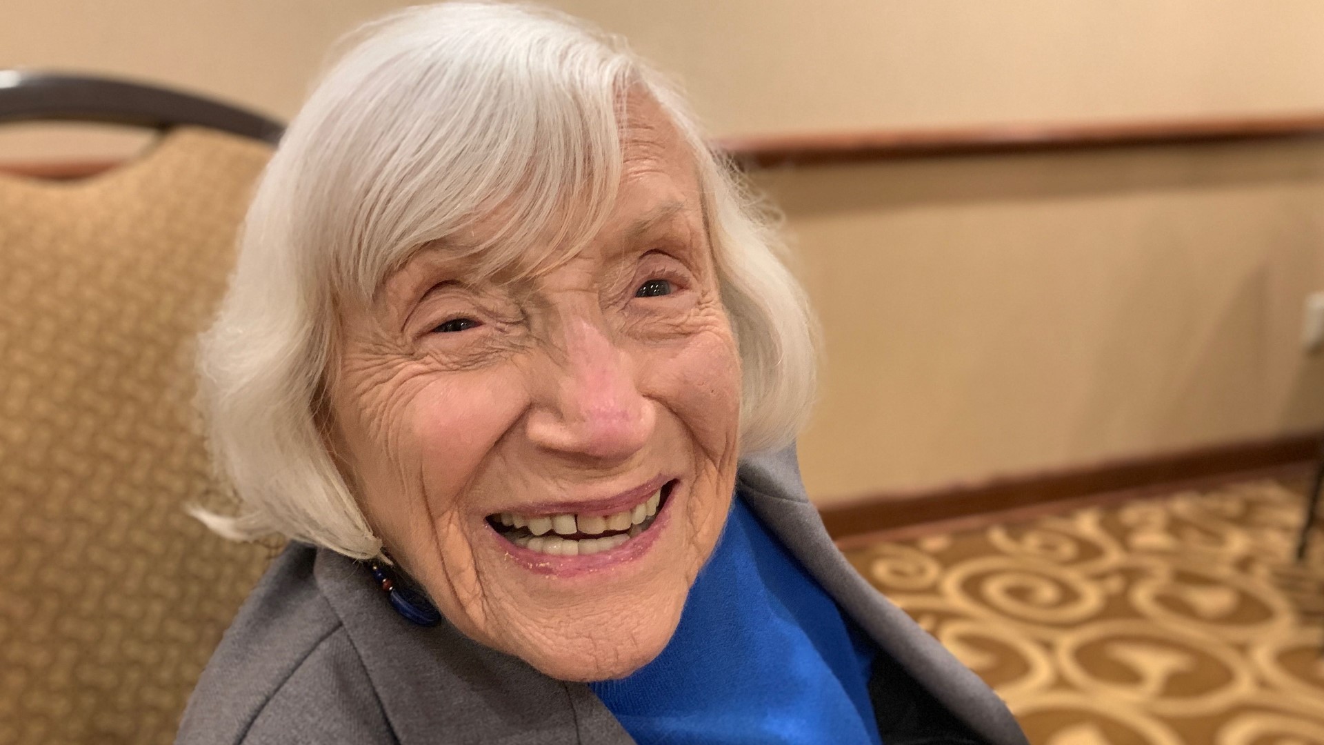 99-year-old Marthe Cohn spoke at USM on Wednesday, August 21 to share her story about joining the French Army and spying on Nazis as a Jewish woman.