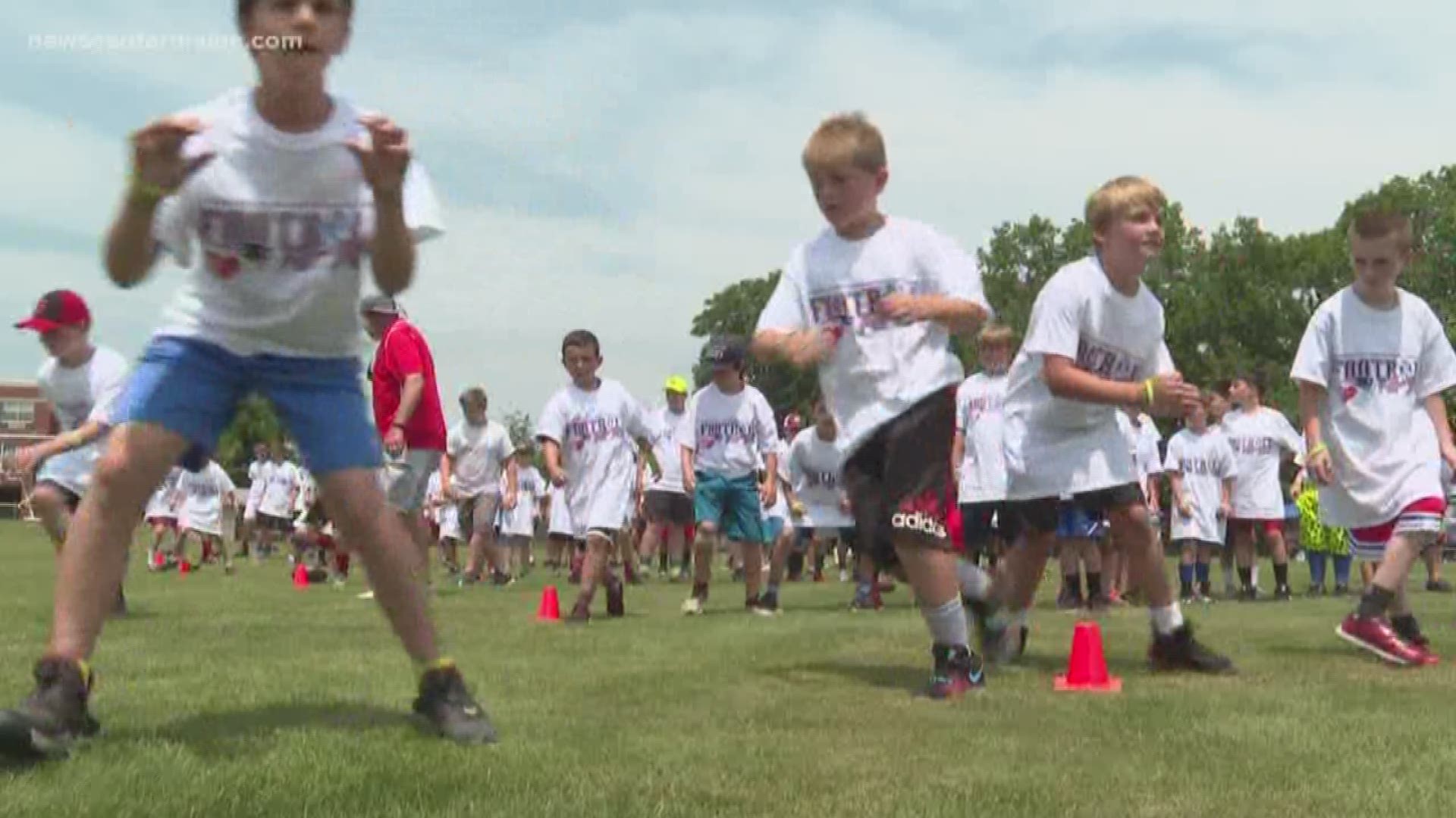 Cheverus High School hosted the fifth annual 'Football for You' clinic Tuesday, July 8.