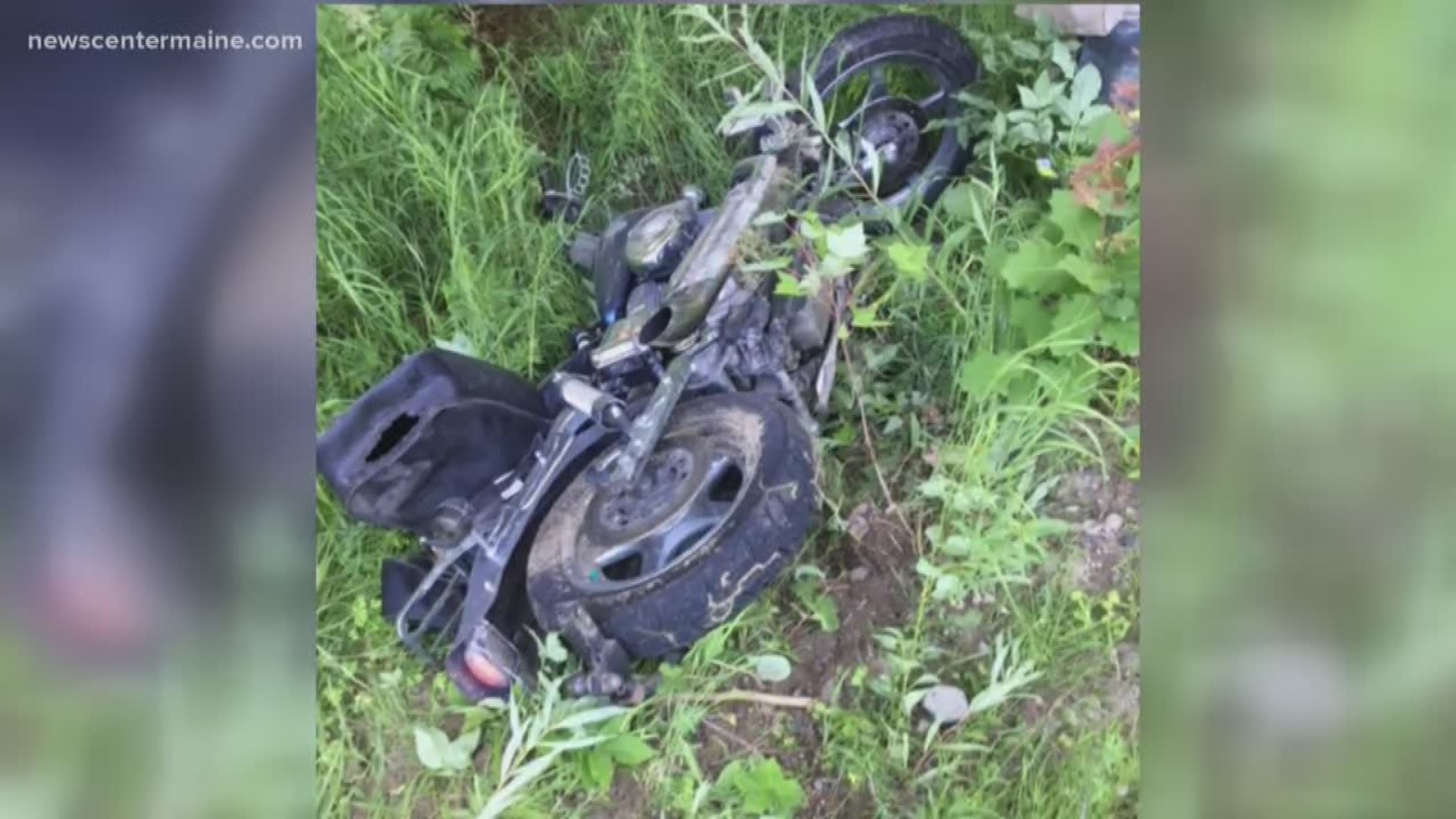 Motorcyclist 'laid in woods all night' after crash until being heard by couple