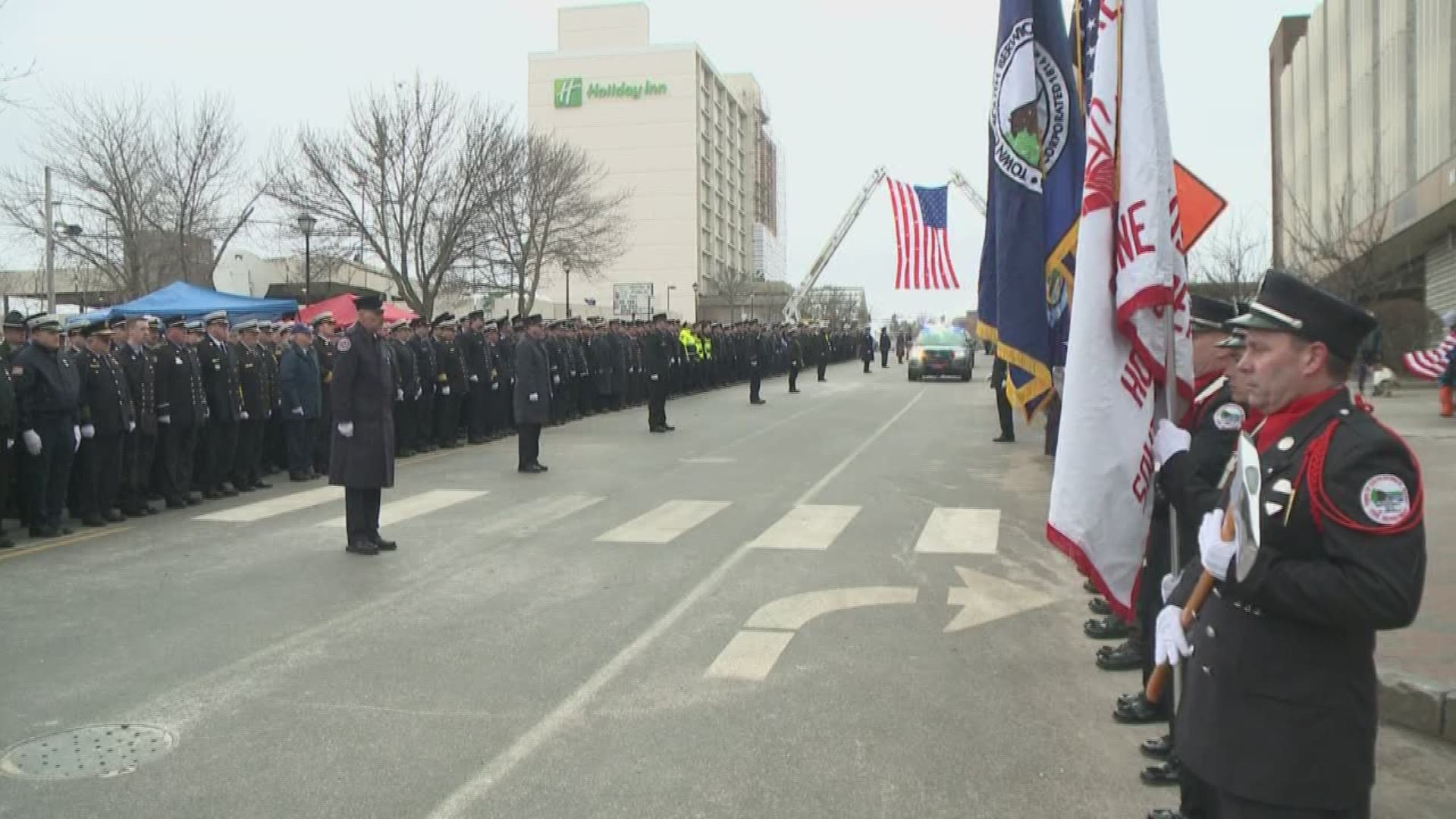 Why thousands of firefighters and first responders feel compelled to pay tribute to a fallen hero.