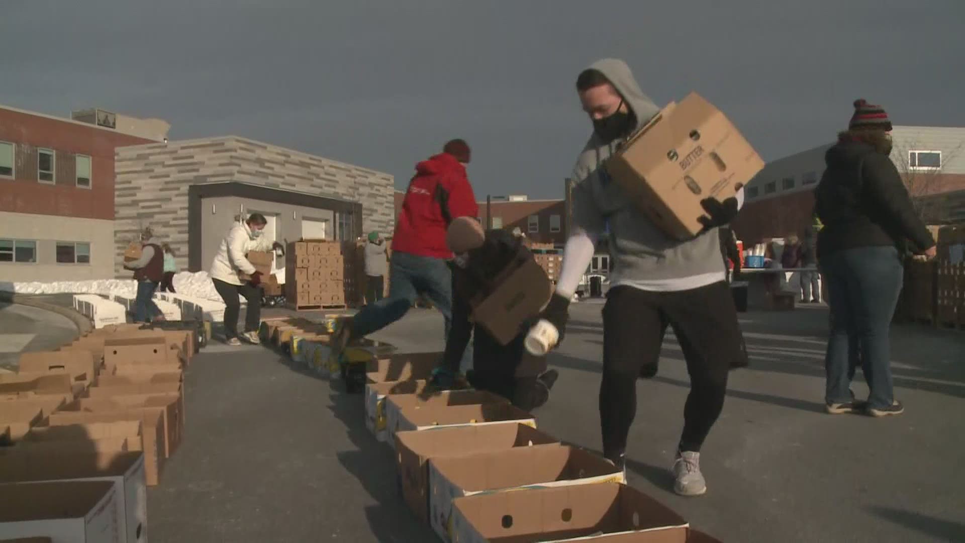 The Sanford Backpack program has 75-thousand more pounds of food to give out, thanks to a donation from Salt Lake City.