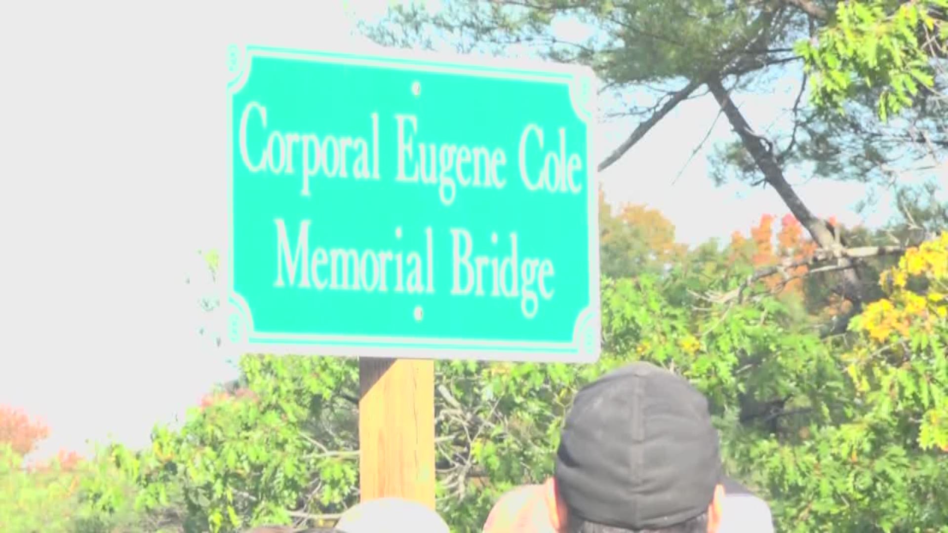 Sen. Collins returns to Maine for Corporal Eugene Cole Memorial Bridge dedication 