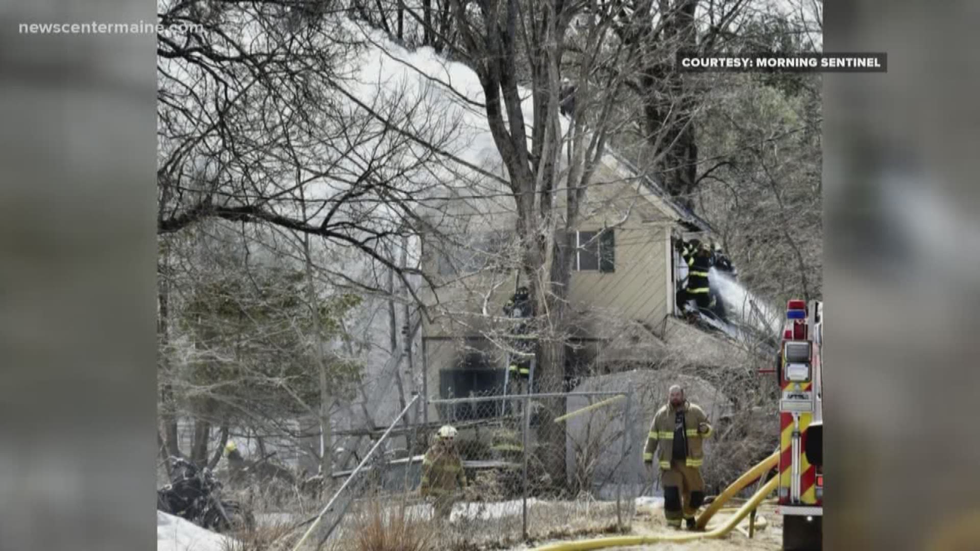 One man dies in Anson home fire.