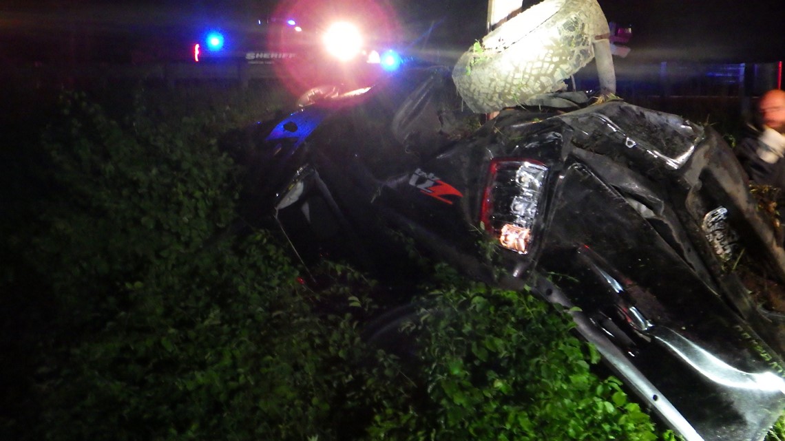 Standish man injured in rollover crash