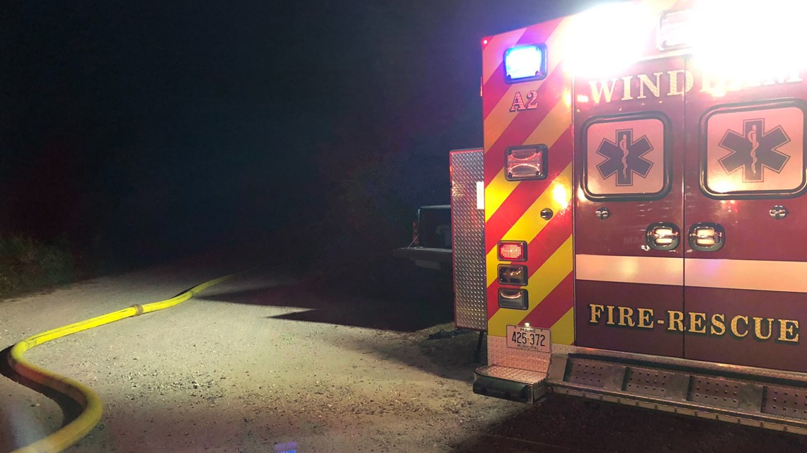 House fire in Windham