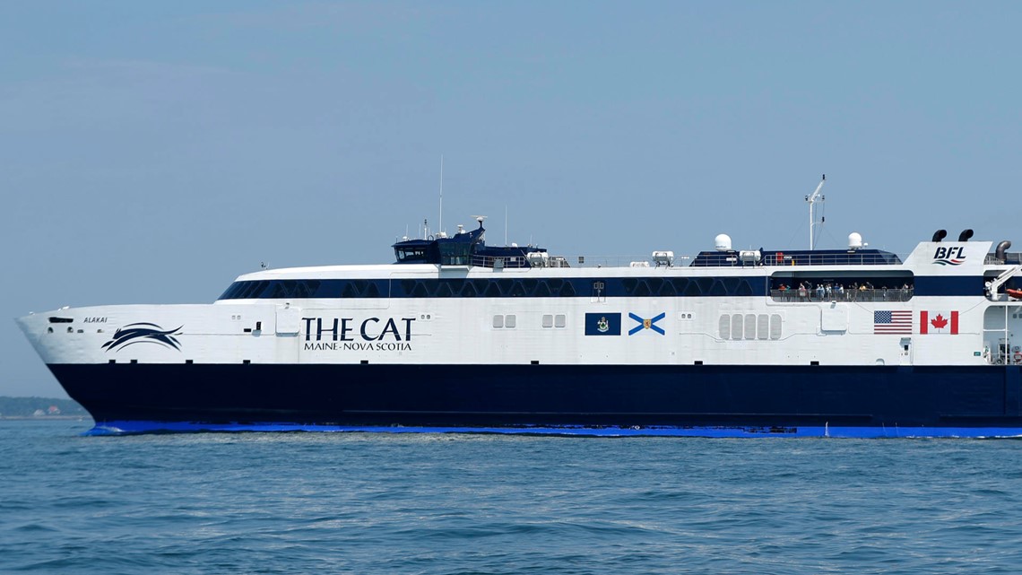 ME to Yarmouth Details about   Postcard The CAT Nova Scotia K5 High Speed Ferry Bar Harbor 