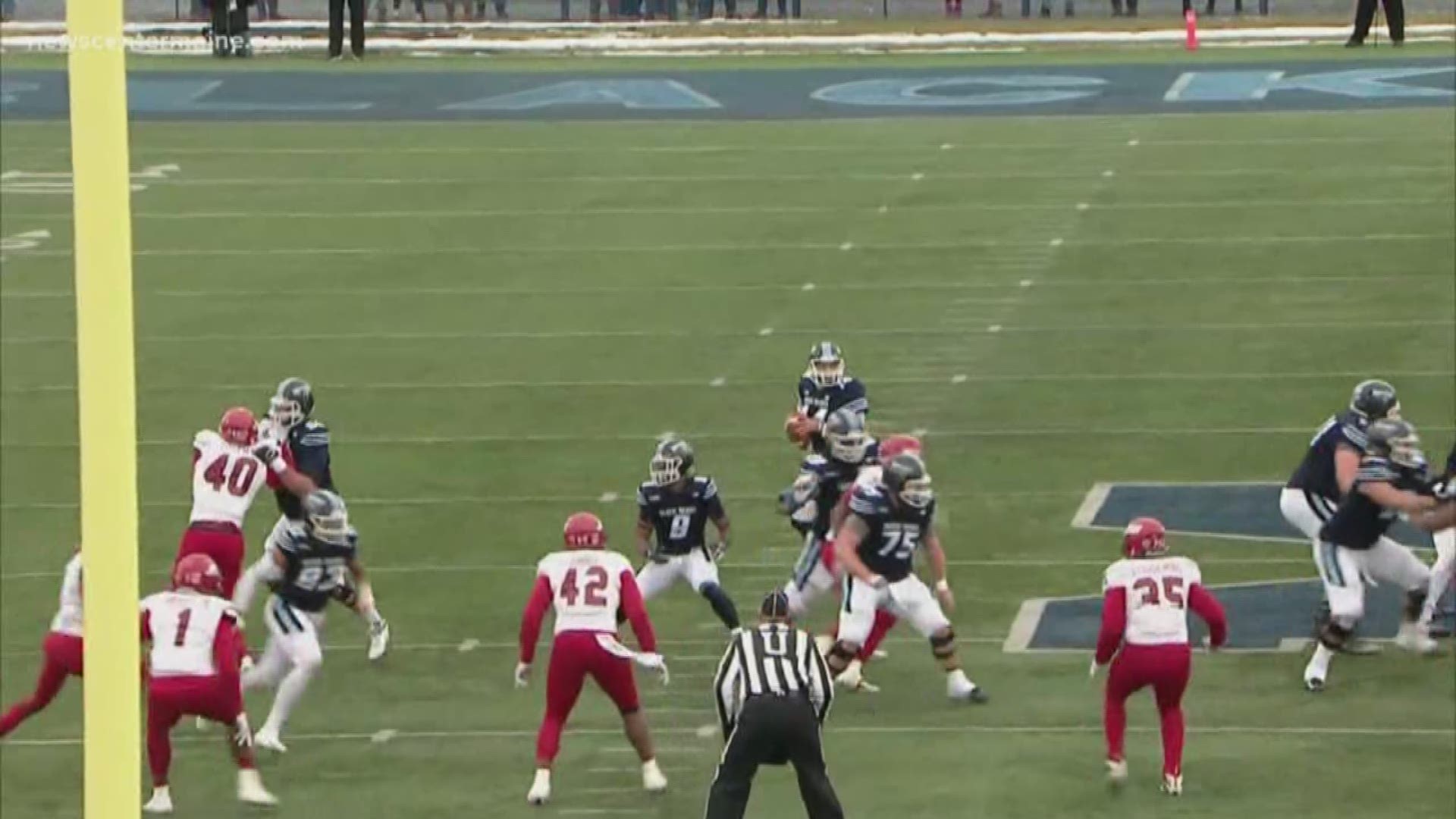 UMaine wins first home playoff game