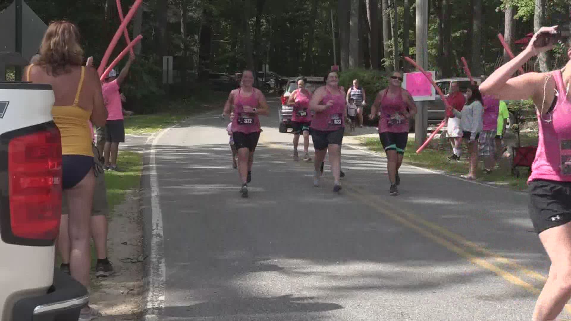 "Tri for a Cure" is Maine's only women-only triathlon, normally held annually in South Portland.