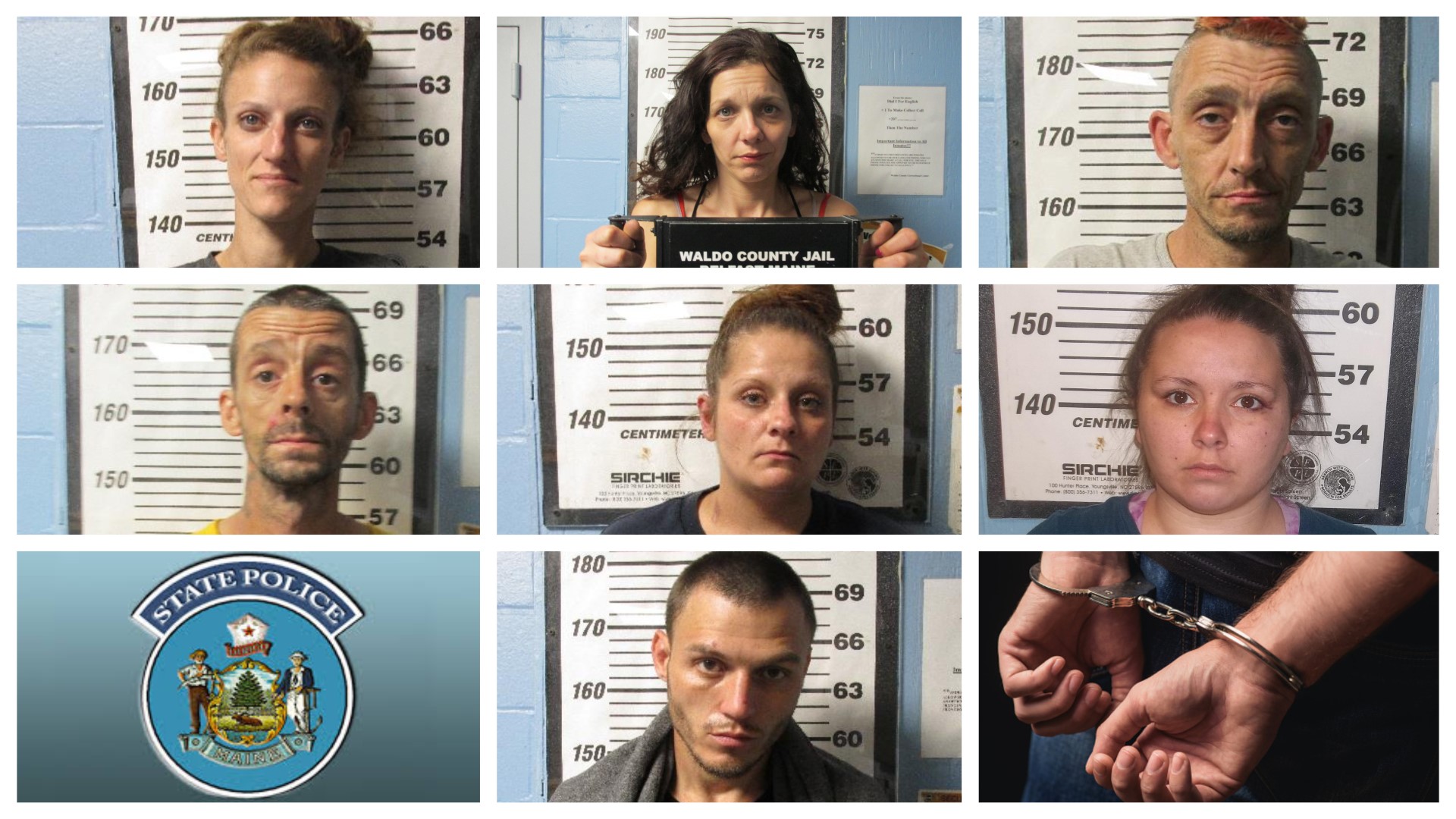 Weeklong investigation nets 16 arrests in Waldo County, Maine