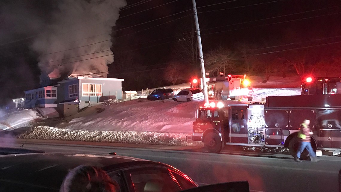 Crews fight fire in Sabattus