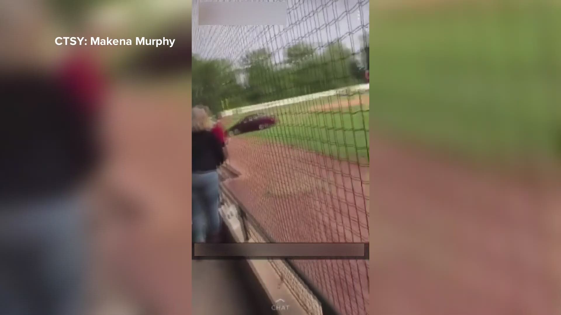WATCH: Witness captures video of erratic driver on Sanford baseball field