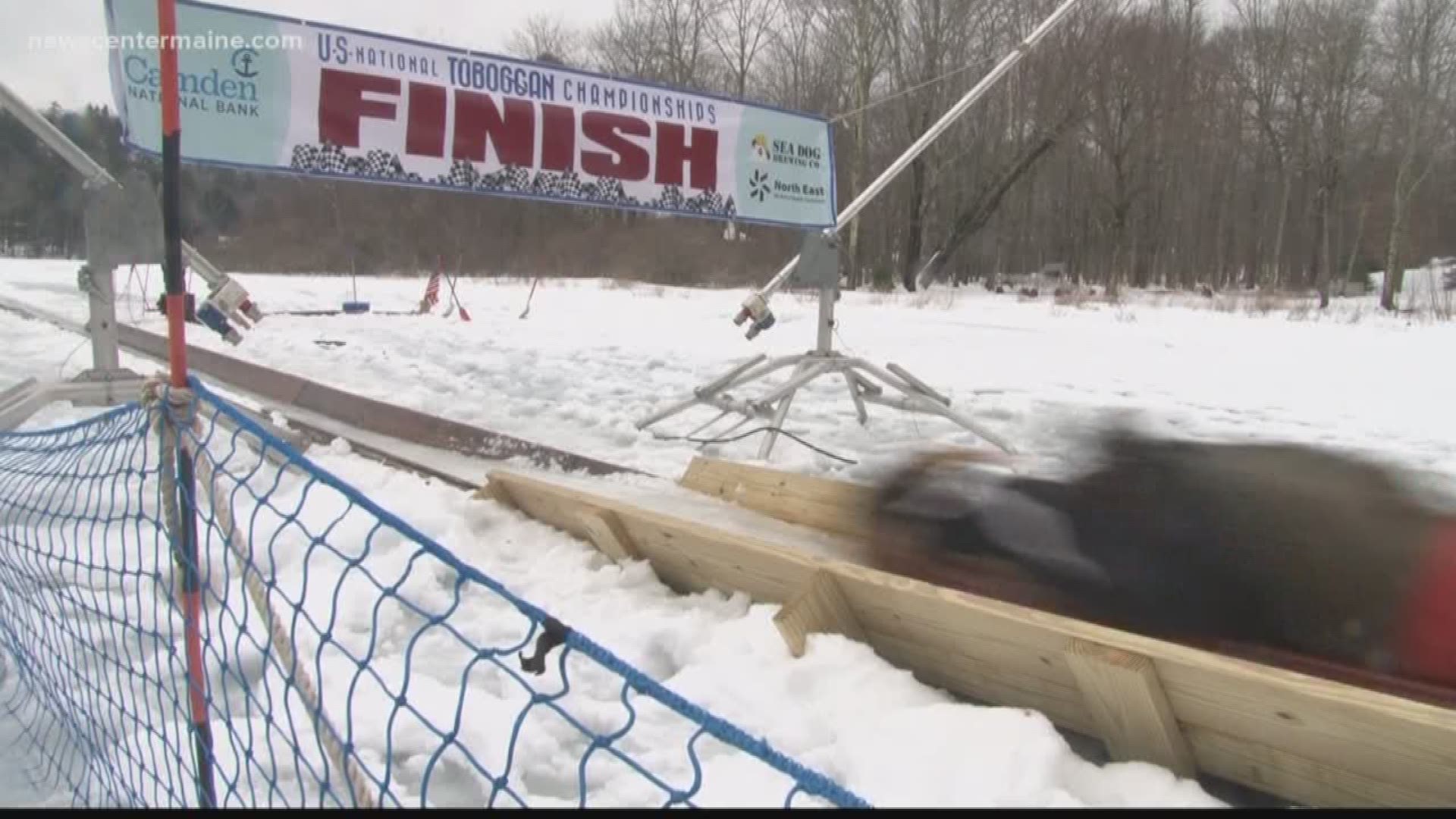 Camden National Toboggan Race