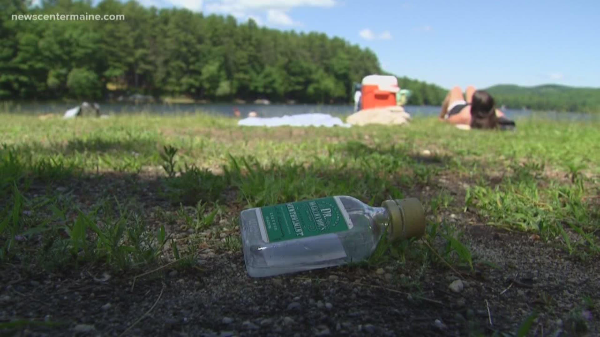 Beach closed due to trash, vandalism