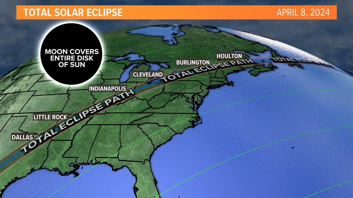 Northern Canada to see total eclipse while Maine sees partial