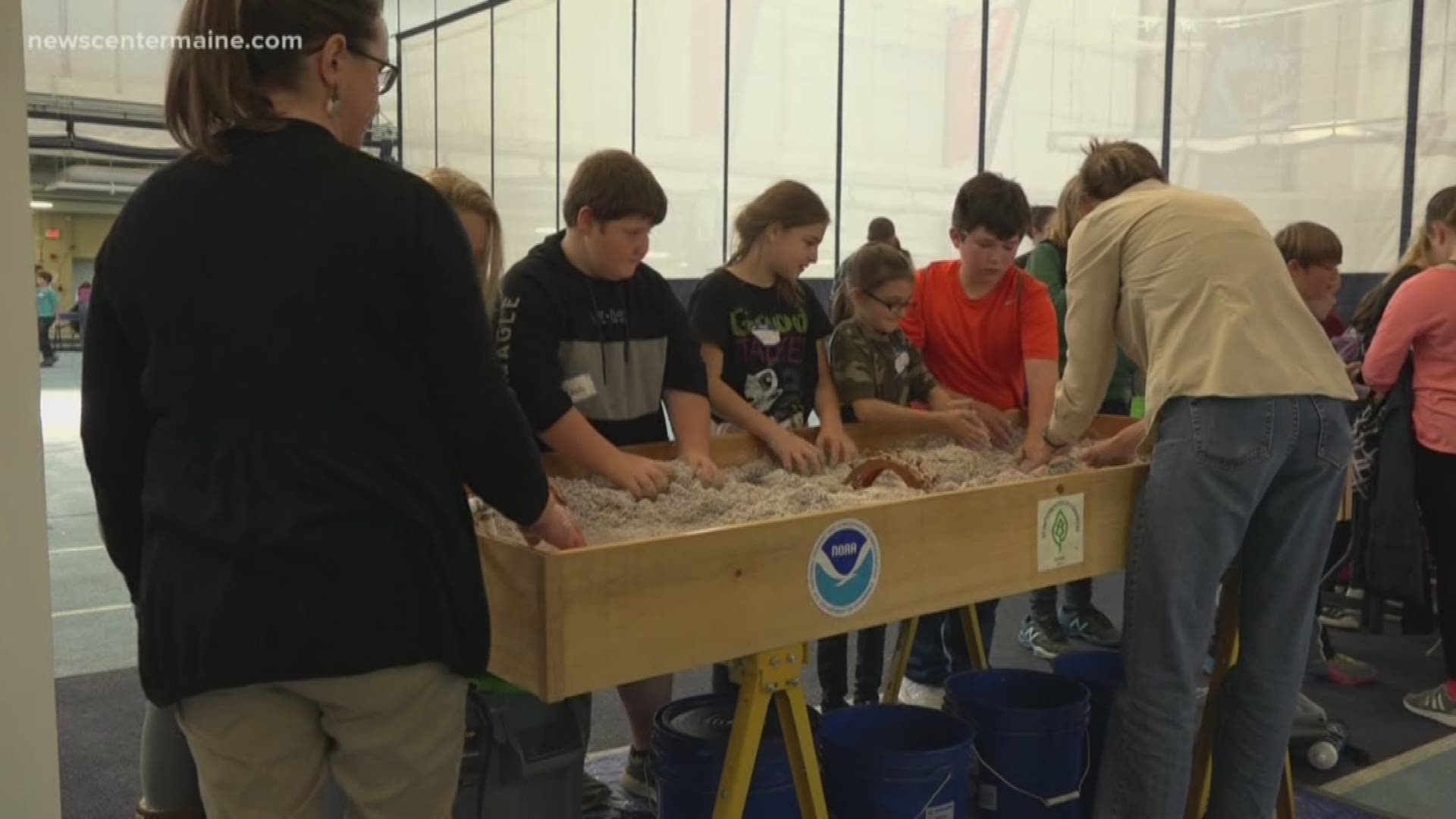 Kids from 11 counties across Maine went to the University of Maine for the Northern Maine Children's Water Festival.