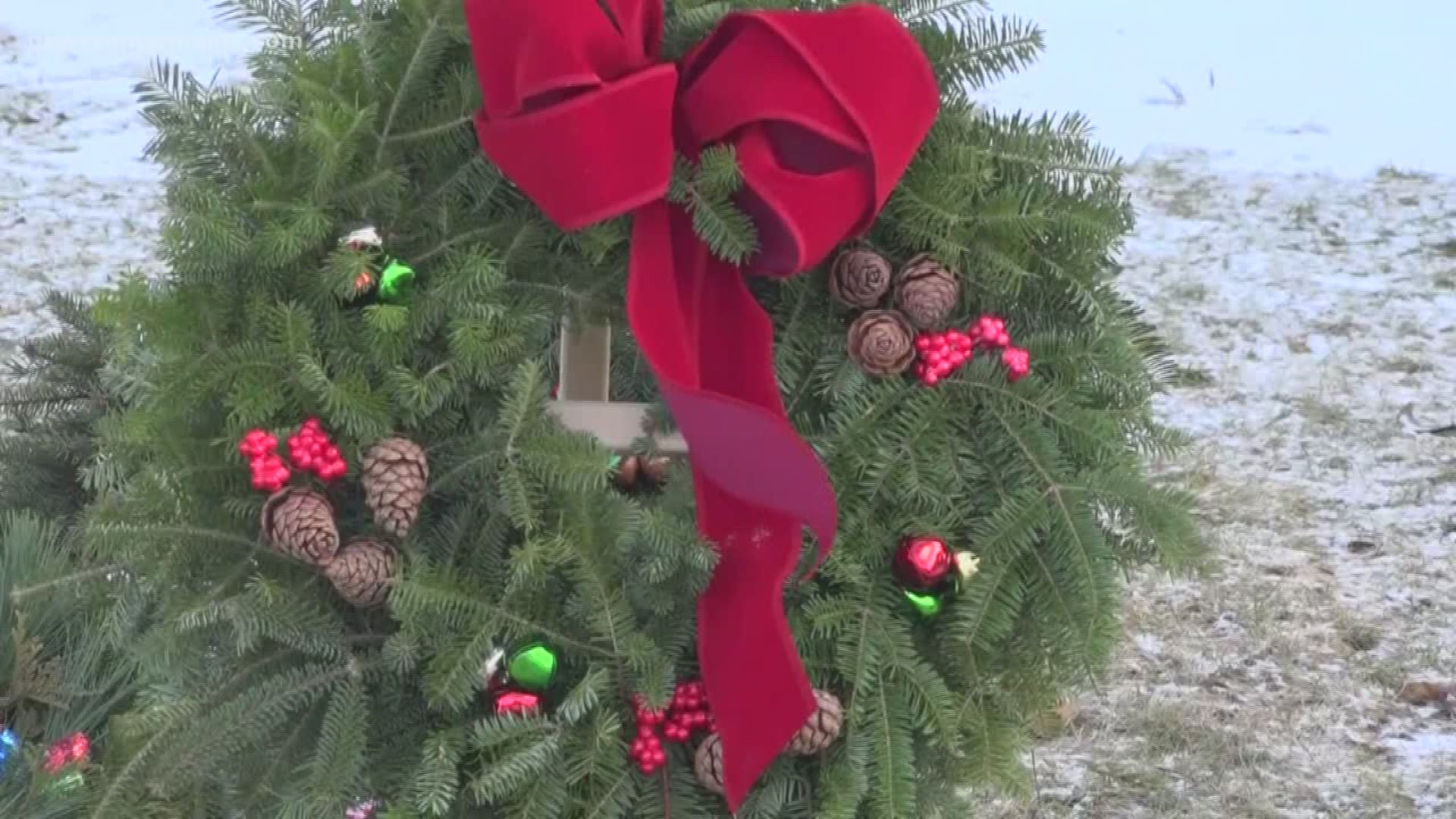 Young boy raises money for wreaths