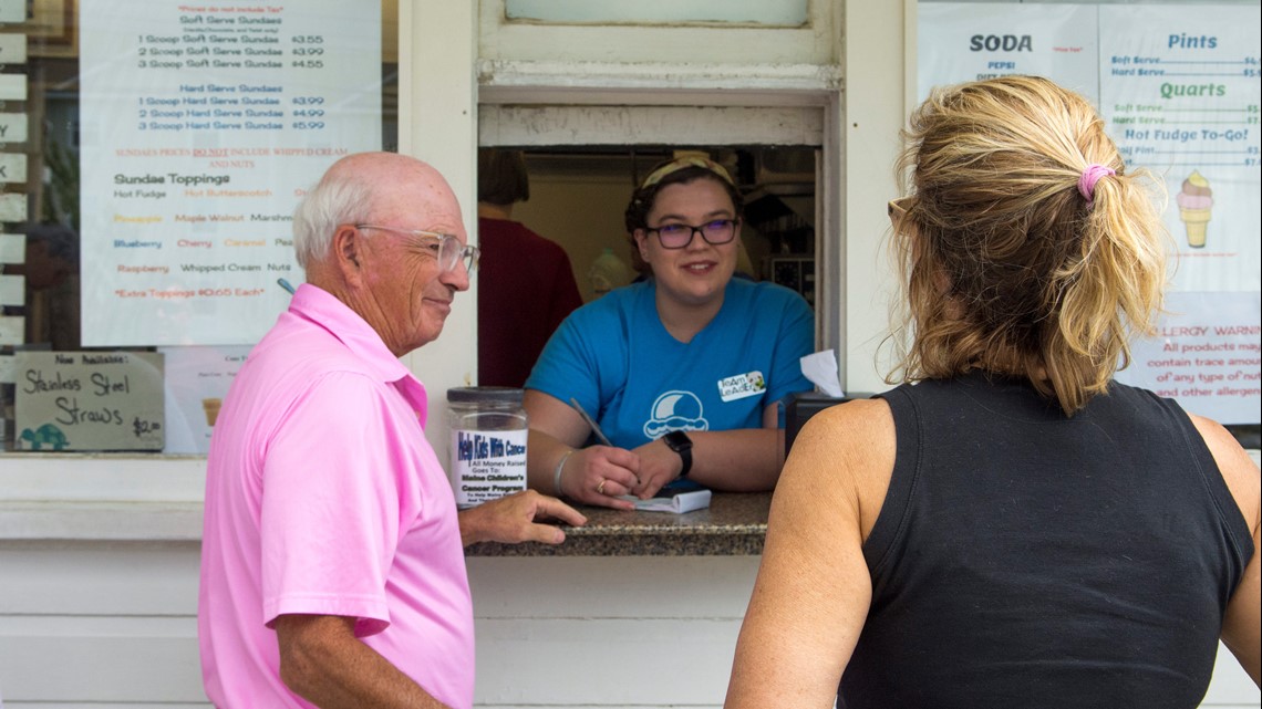 Maine, local, ice cream, homemade, midcoast