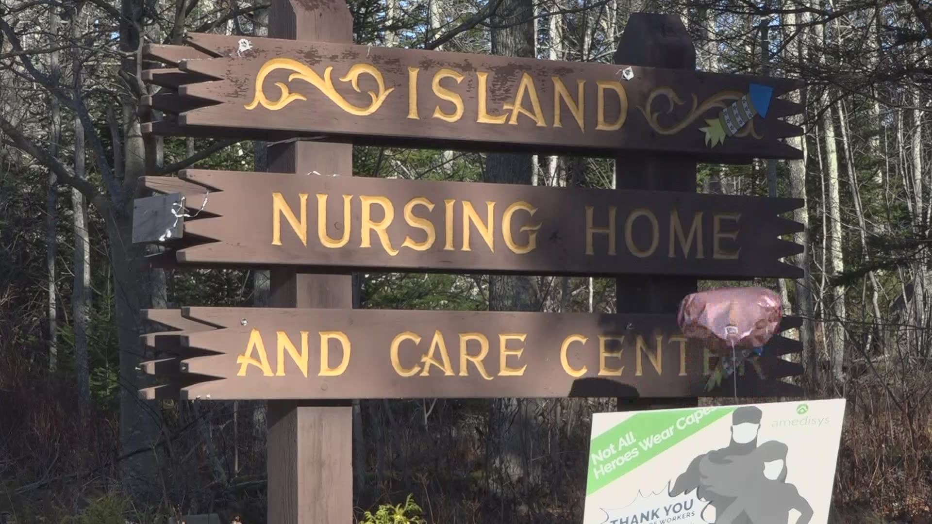 The CDC says "Island Nursing Home and Care Center" in Deer Isle has 52 cases of COVID-19. 35 residents and 17 staff members have tested positive.