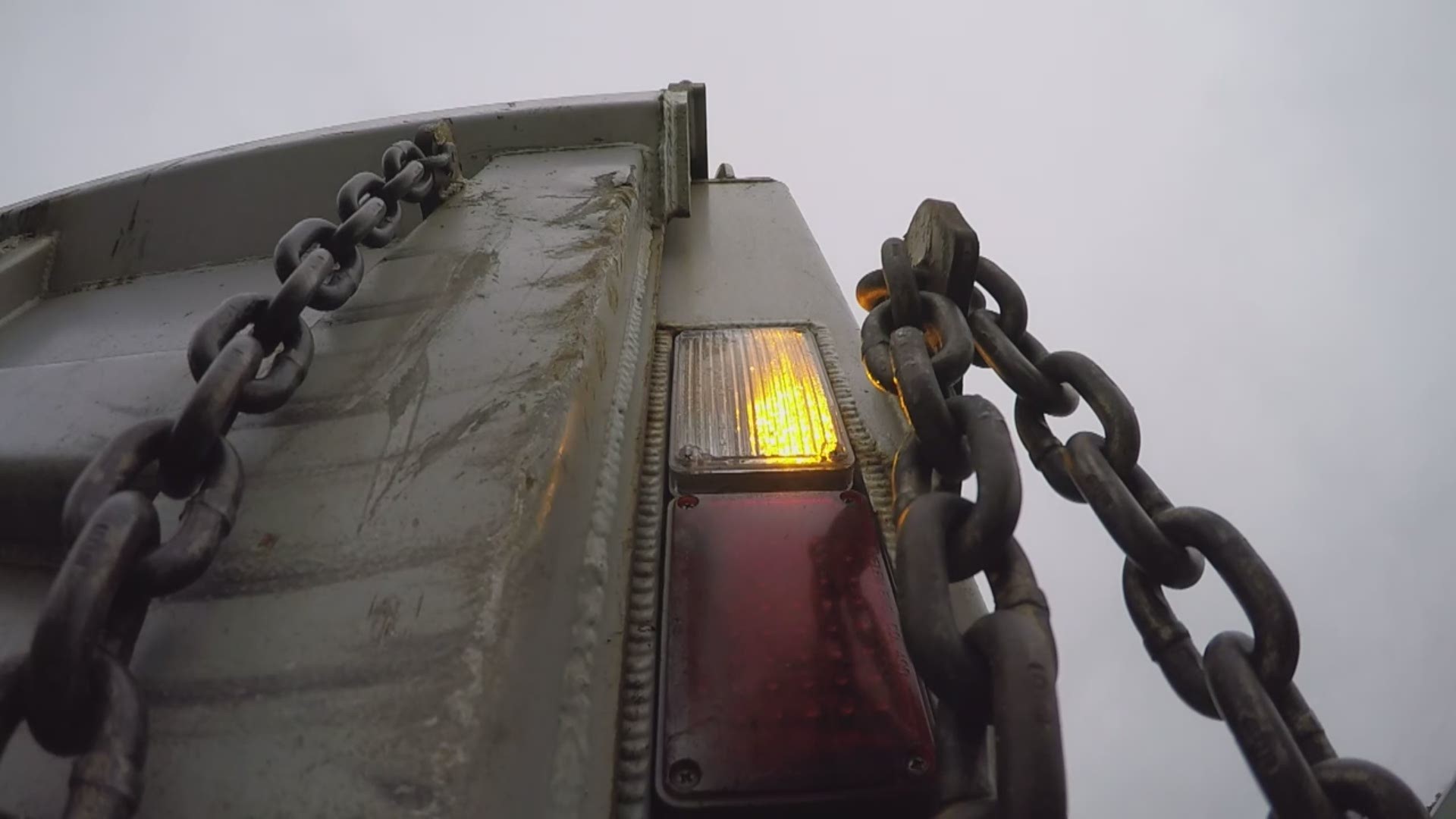 Plows with green lights installed are designed to get the attention of Maine drivers