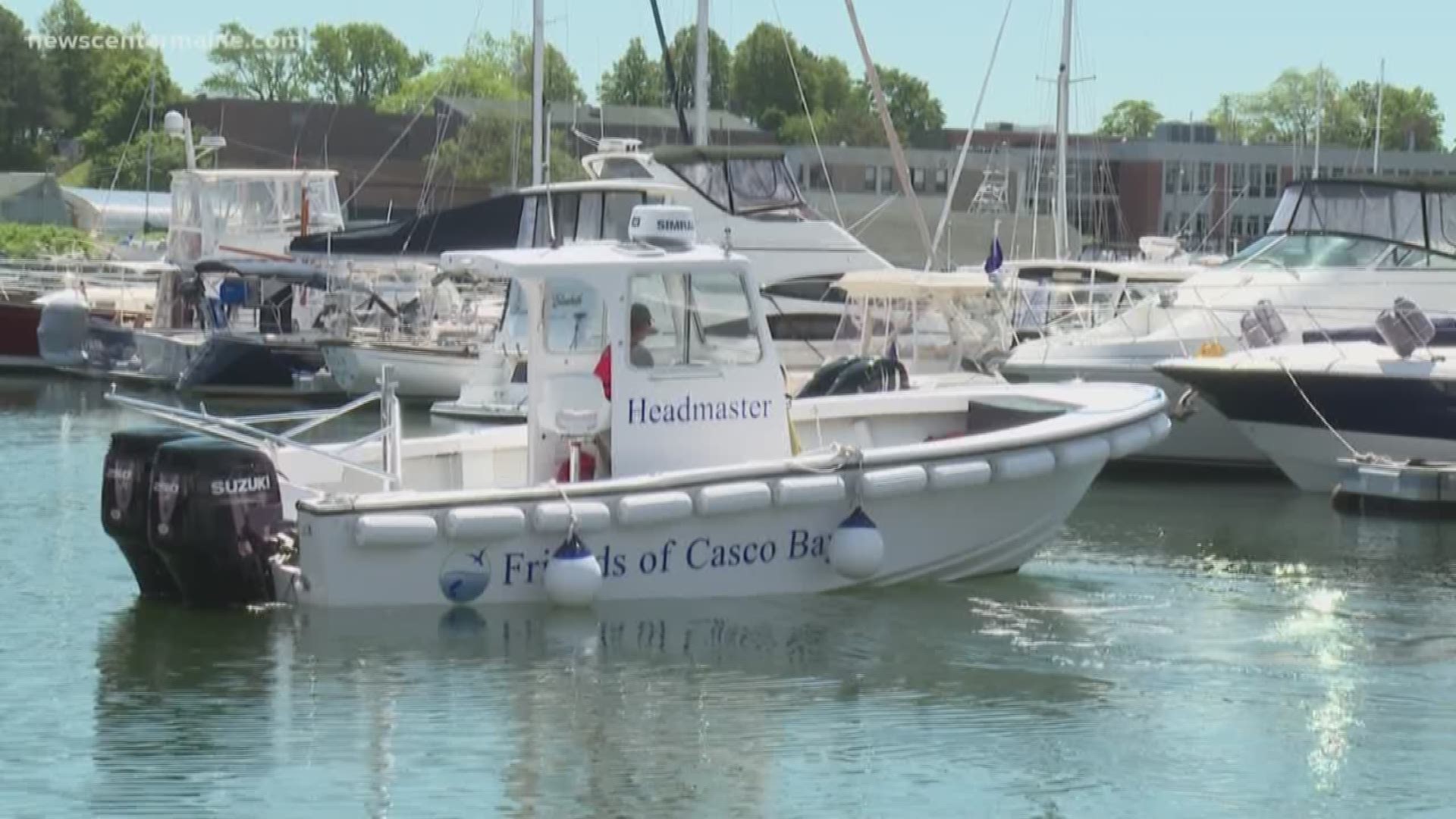 New pump-out boat 'Headmaster' in Casco Bay is helping to get rid of waste in the water.