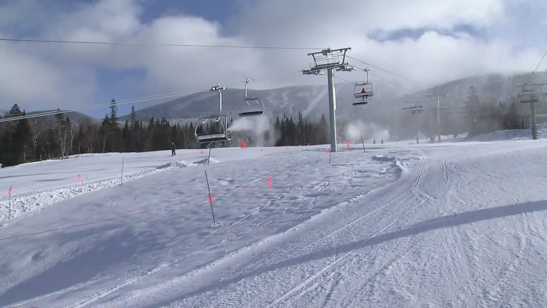 Saddleback Ski Area reopened after five years and skiers and snowboarders are already hitting the slopes