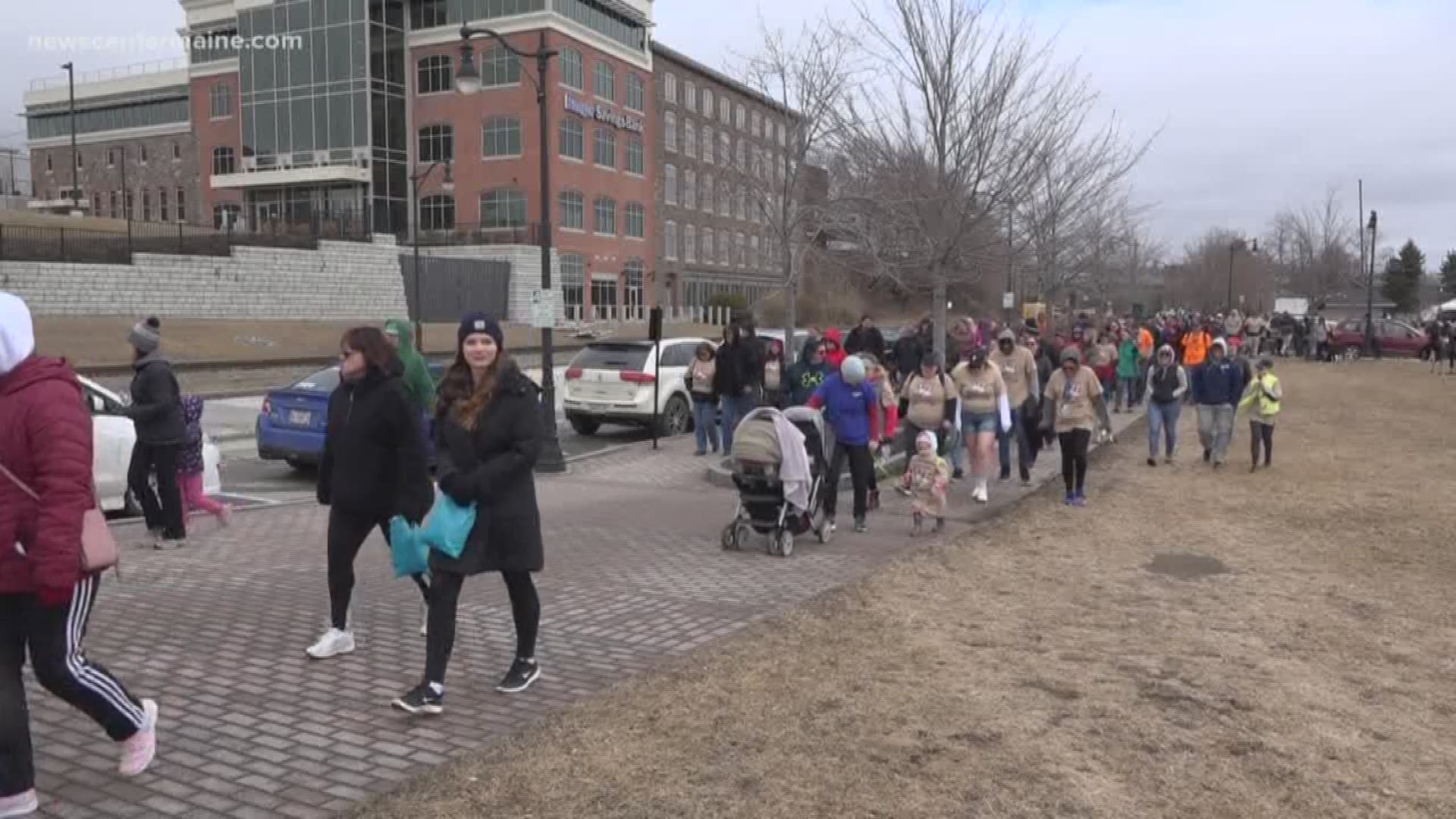 Mainers took to the streets in Bangor Saturday for the annual Hike for the Homeless event.