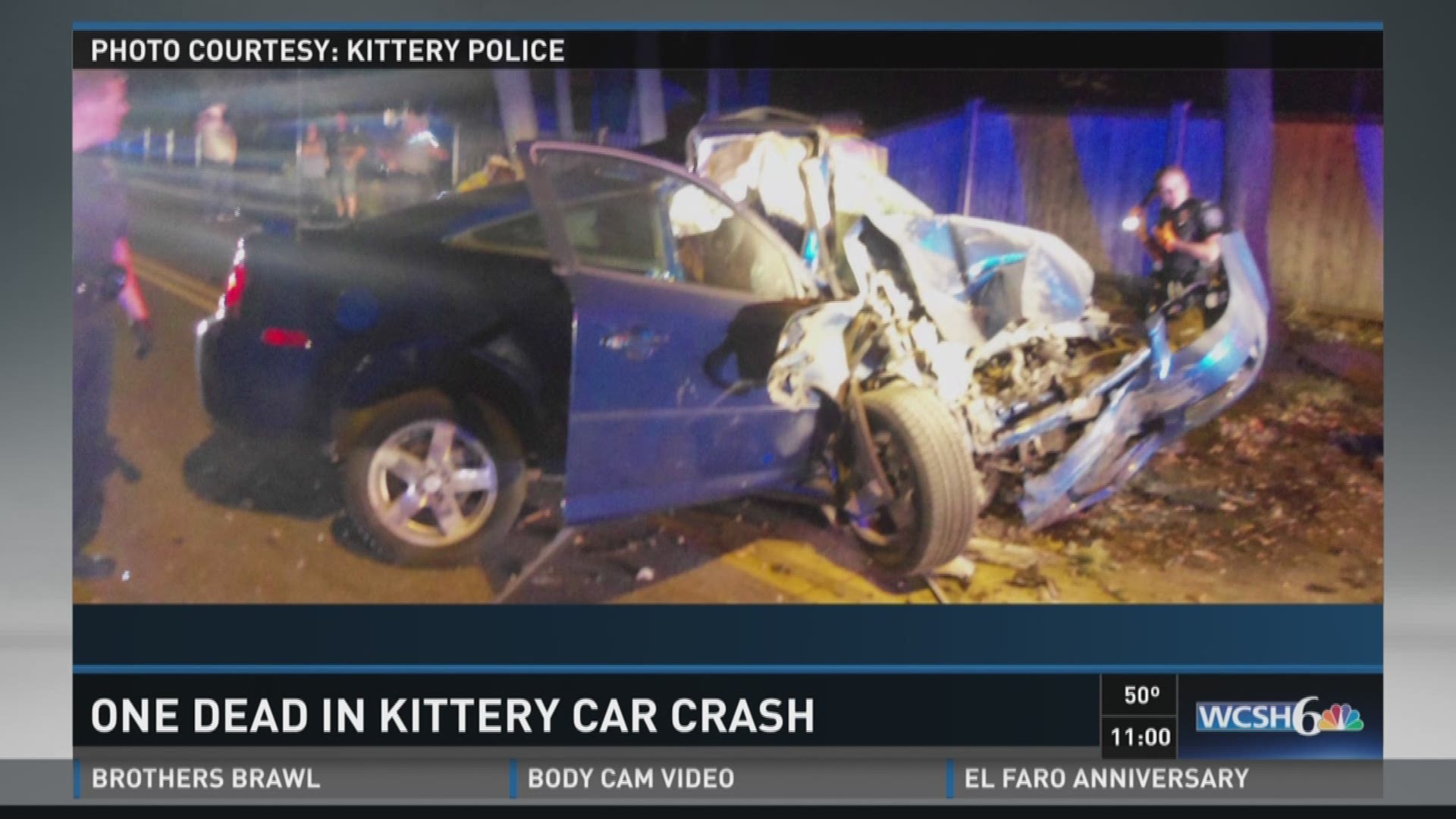 One dead in Kittery car crash