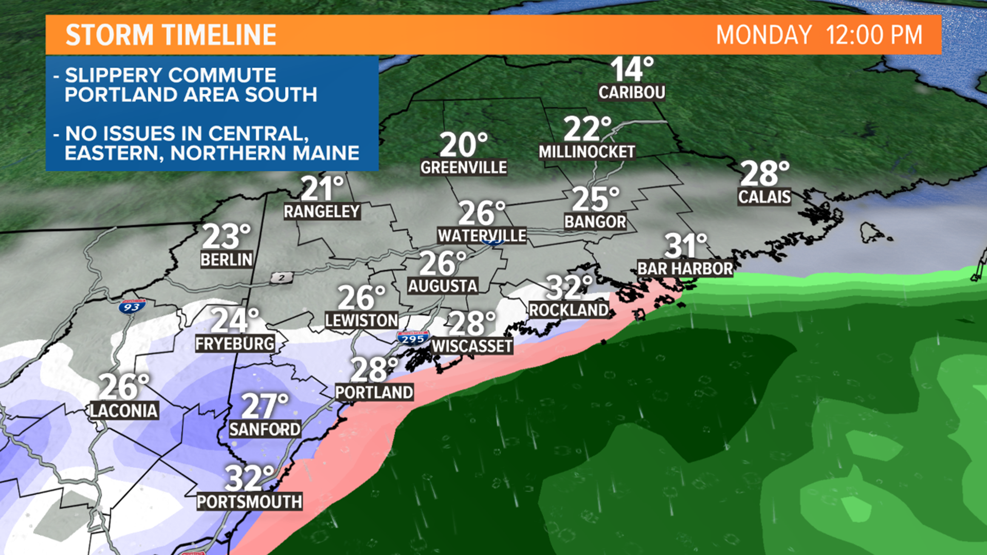 Maine hit with snow tonight through Tuesday from winter storm ...